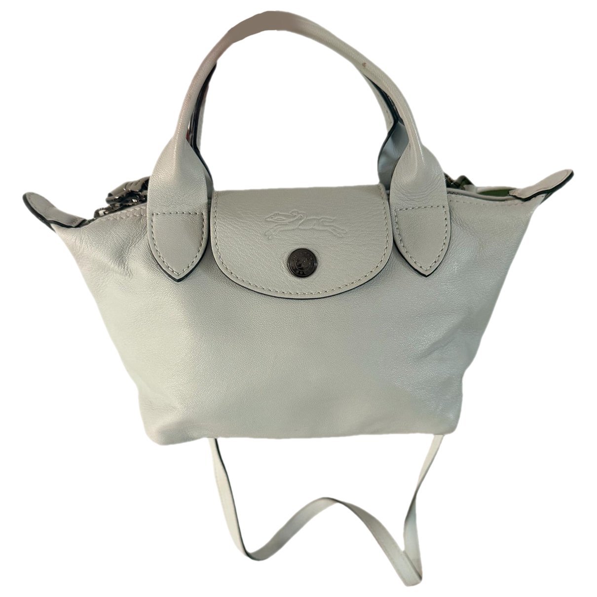 Pliage leather crossbody bag
