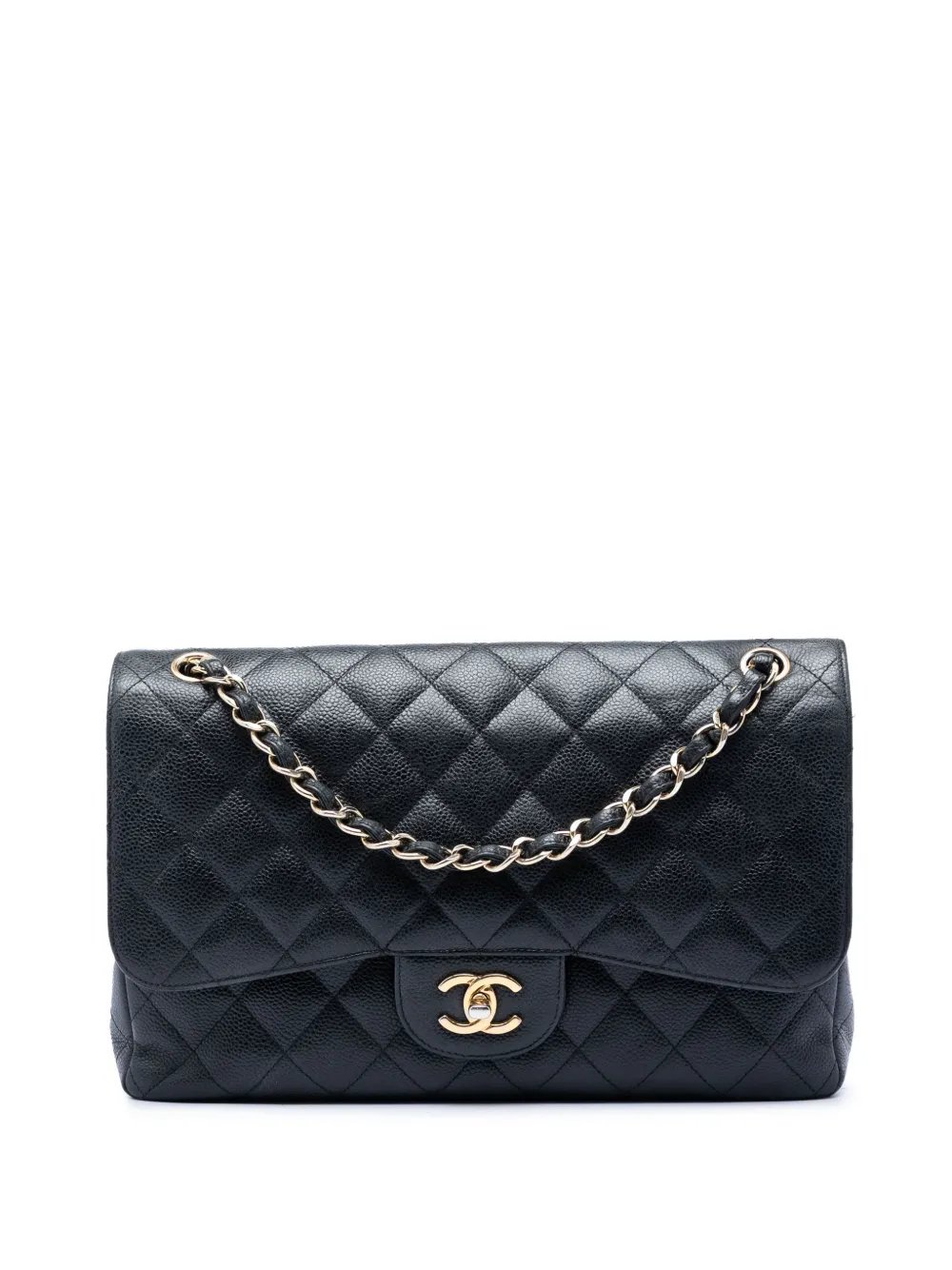 2013-2014 Jumbo Classic Caviar Double Flap shoulder bag