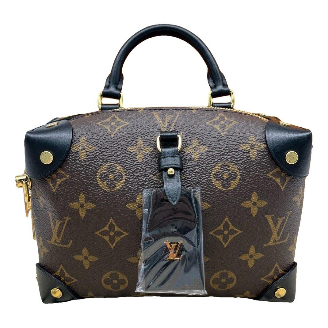 Petite Malle Souple leather handbag