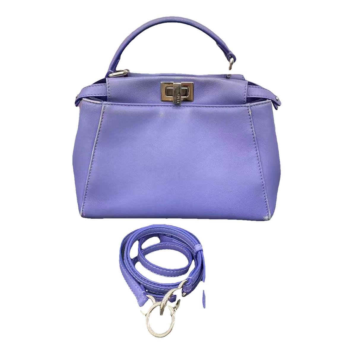 Peekaboo leather handbag