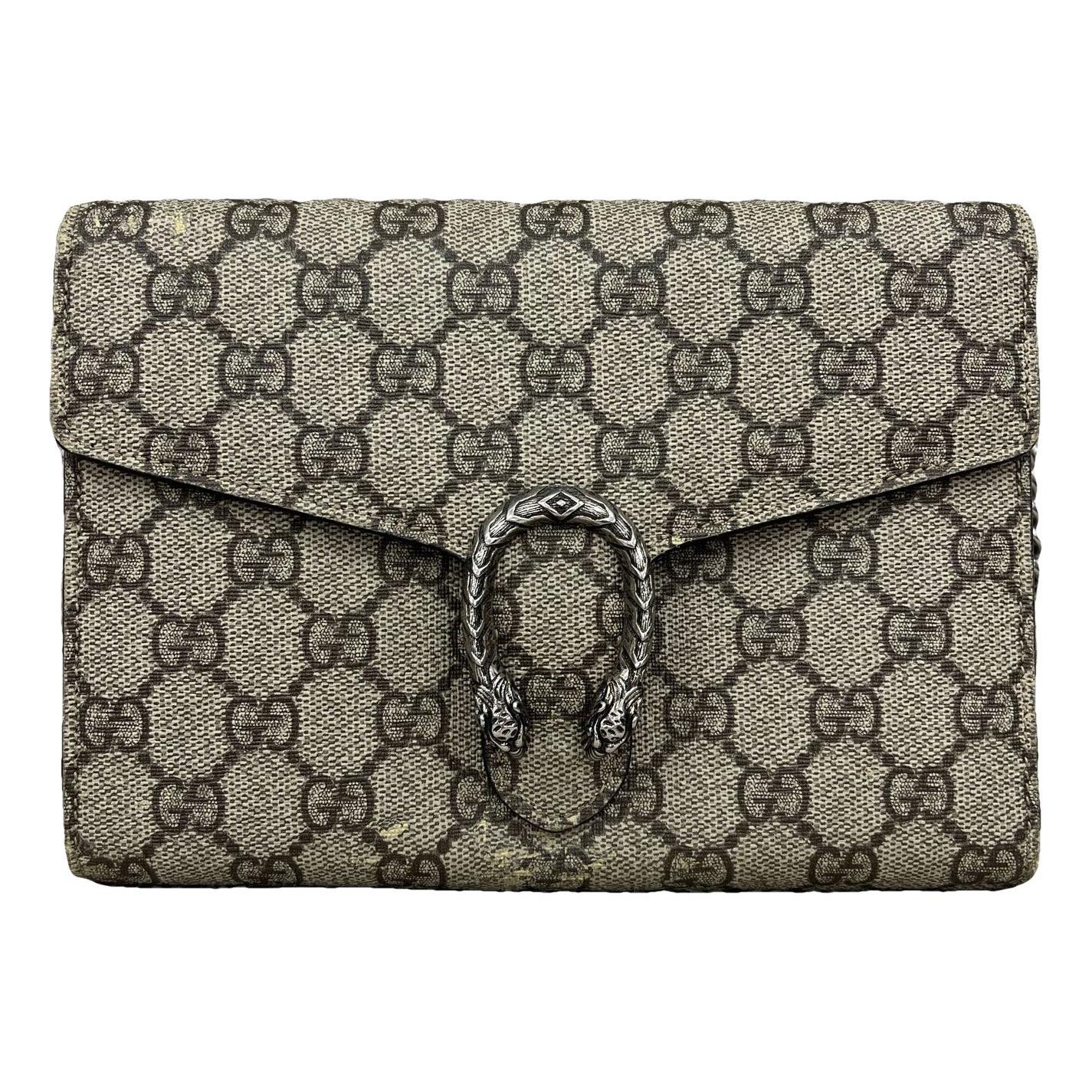 Dionysus Chain Wallet leather handbag