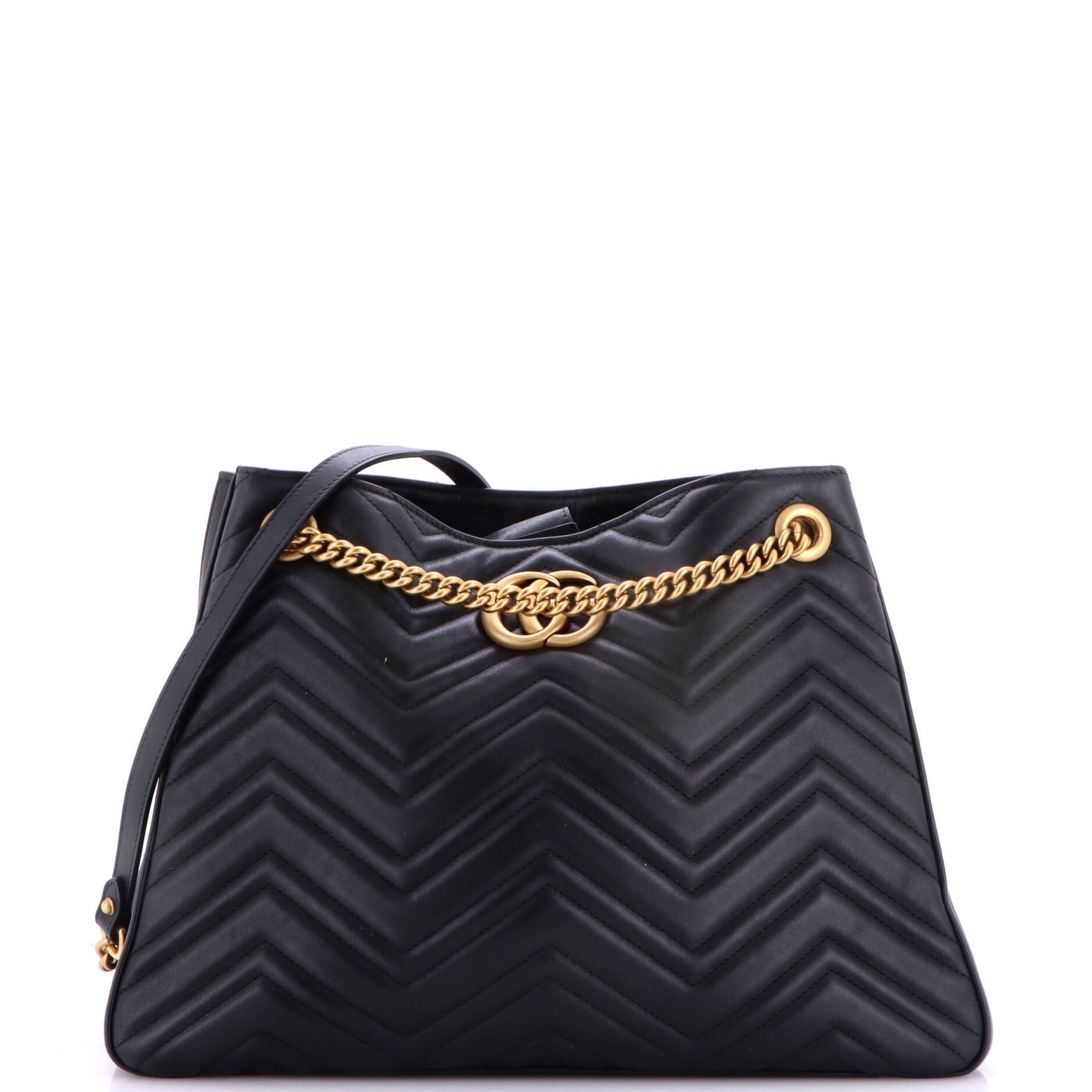 GG Marmont Chain Shoulder Bag Matelasse Leather