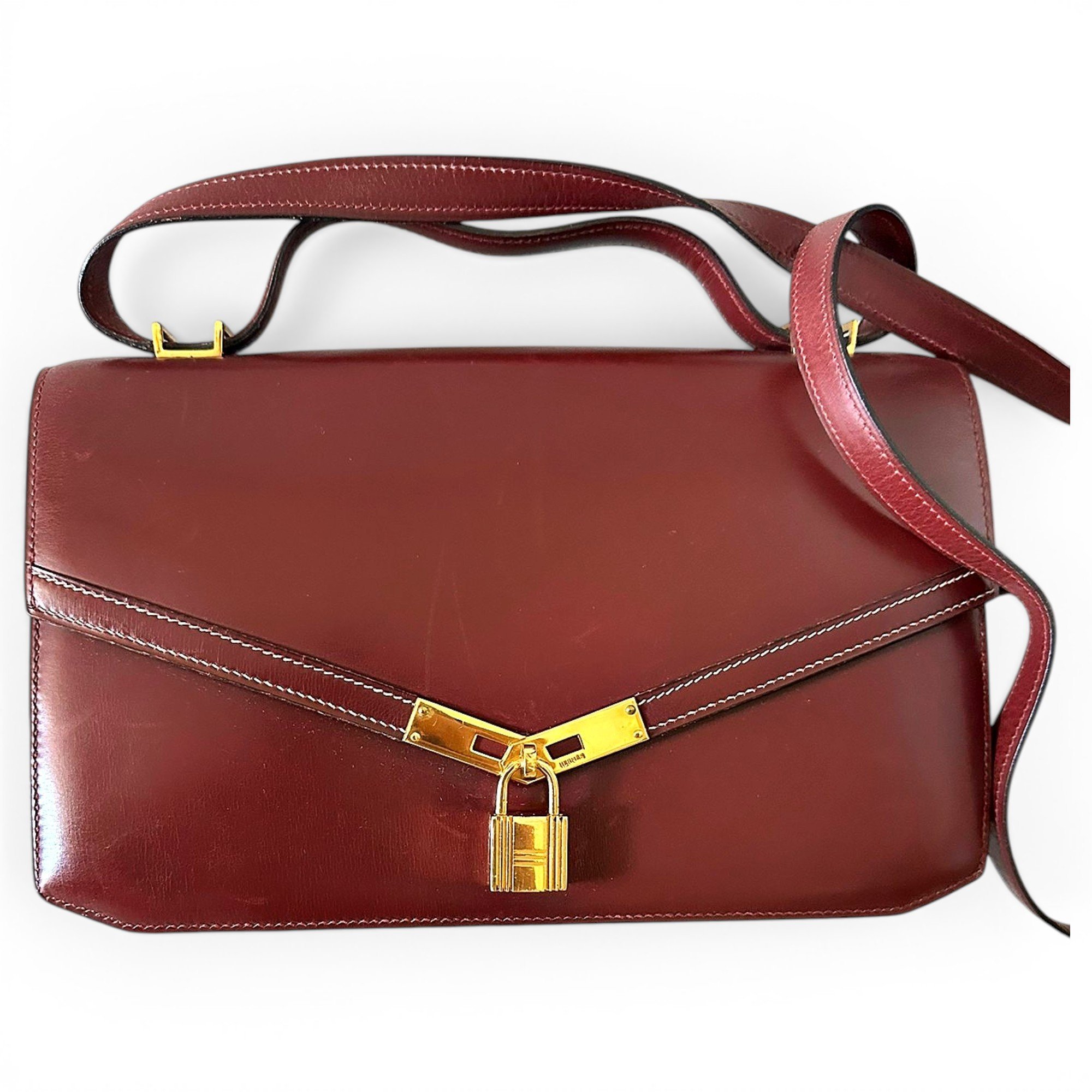 Leather handbag
