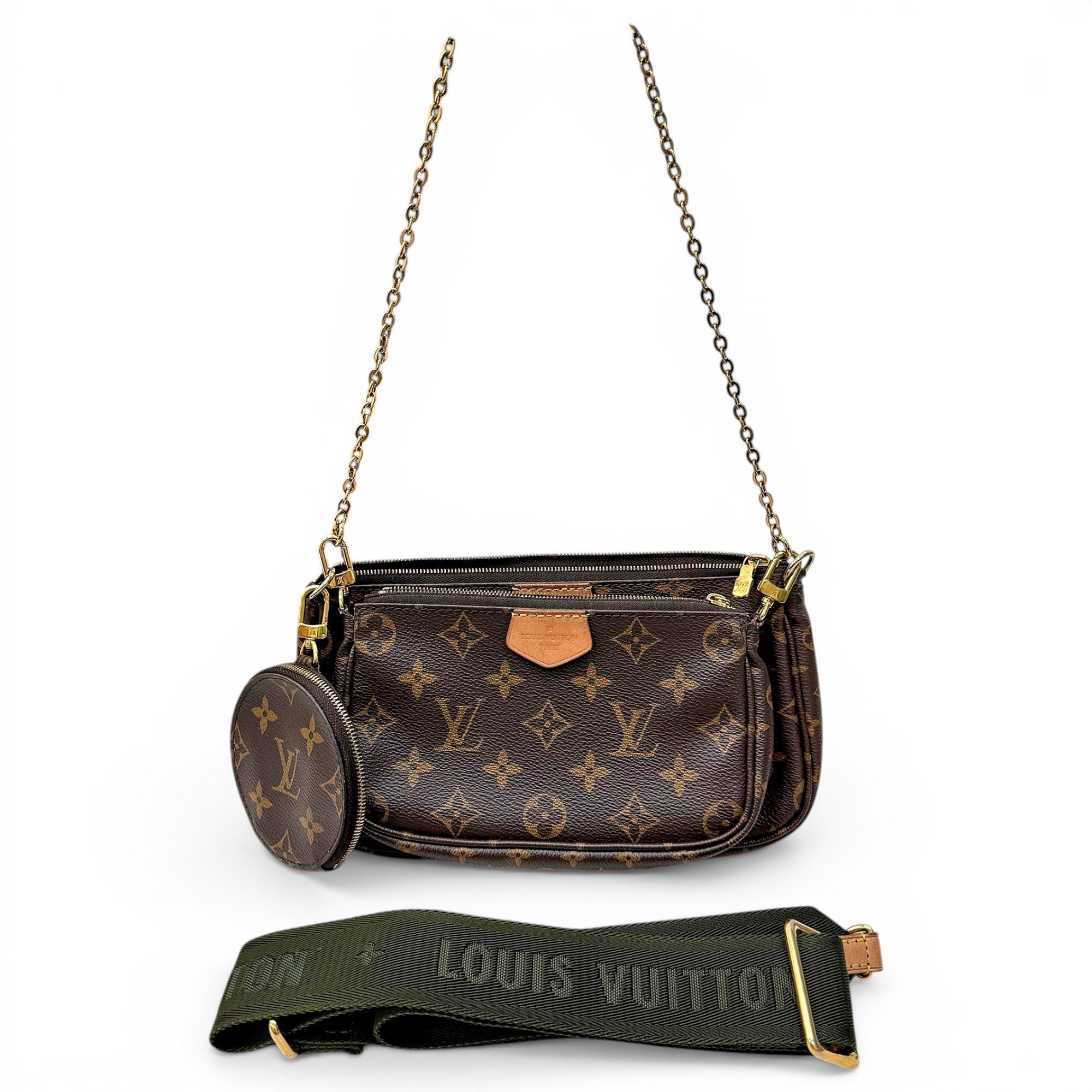 Multi Pochette Accessoires leather handbag