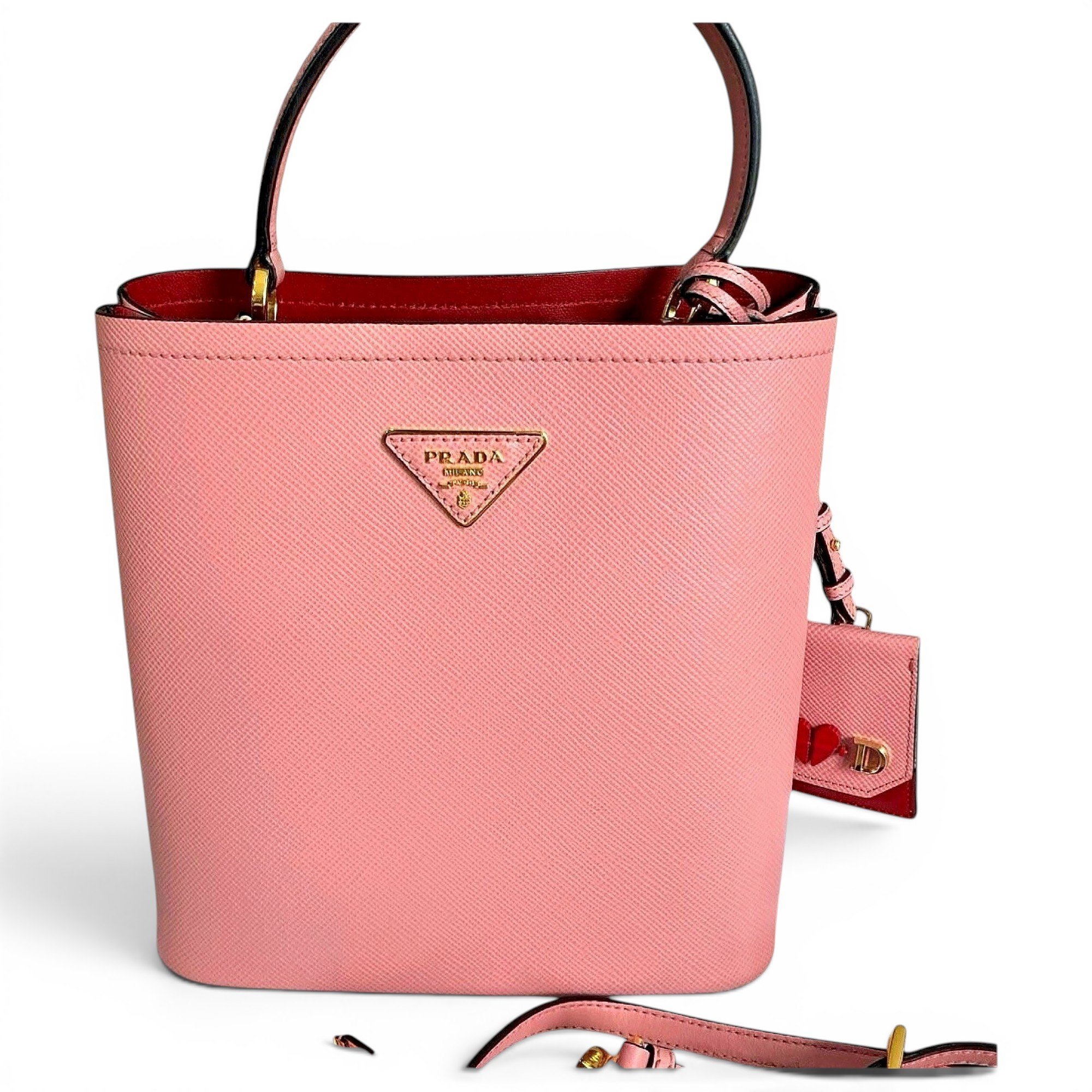 Panier leather handbag