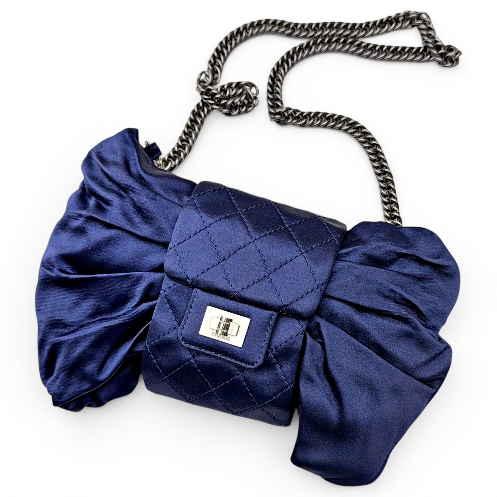 Silk crossbody bag