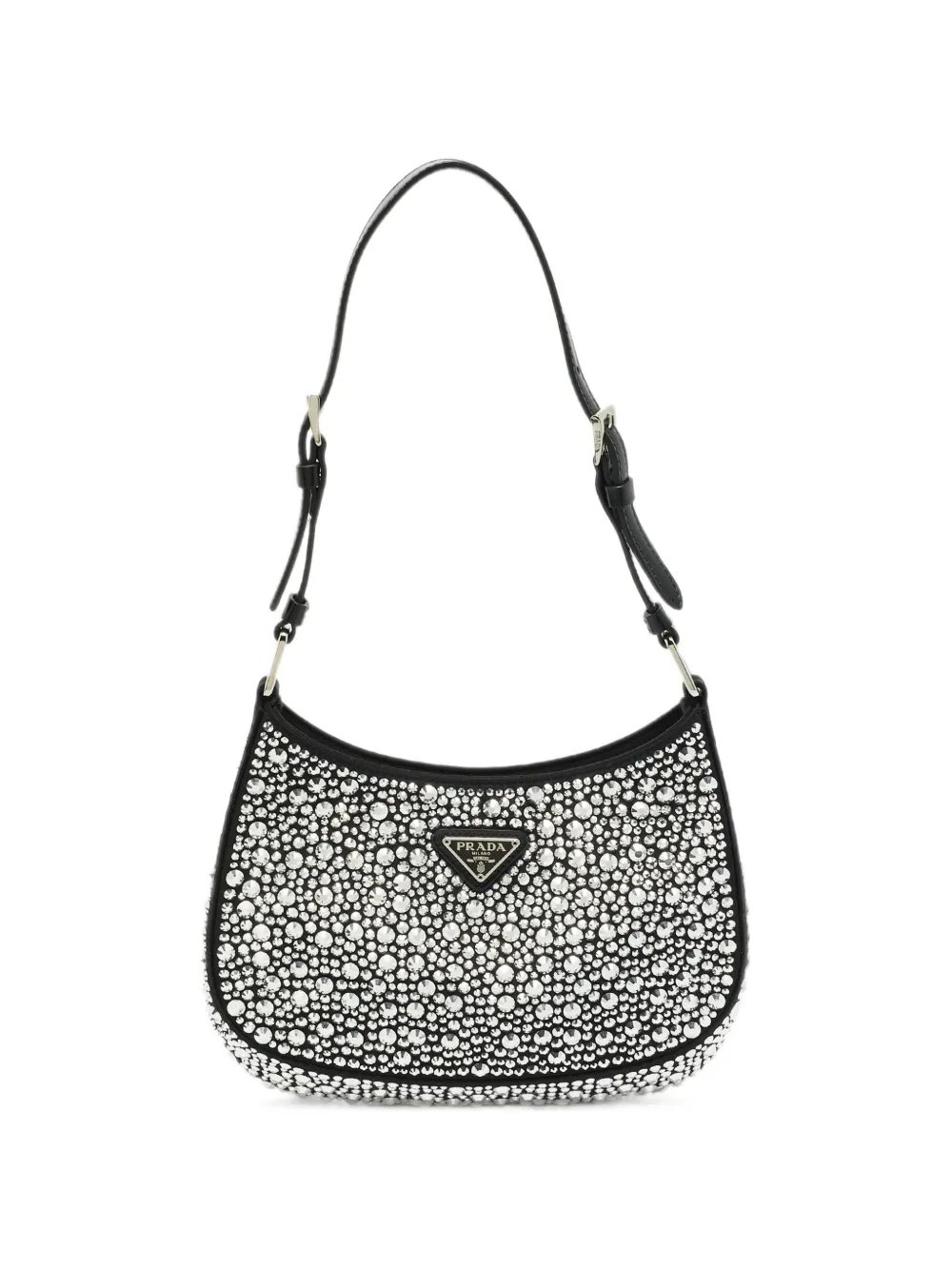 Cleo crystal-embellished shoulder bag