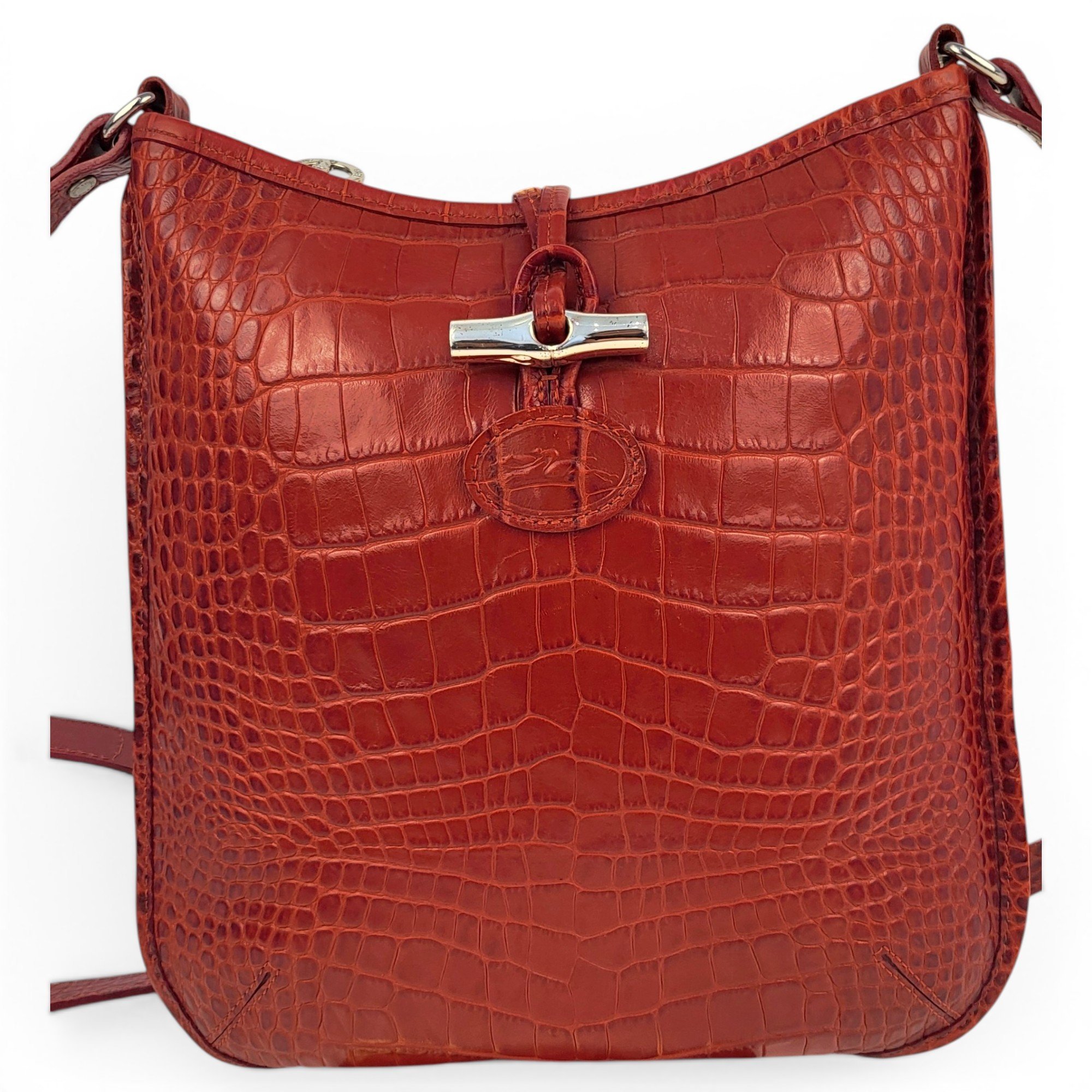 Roseau leather crossbody bag