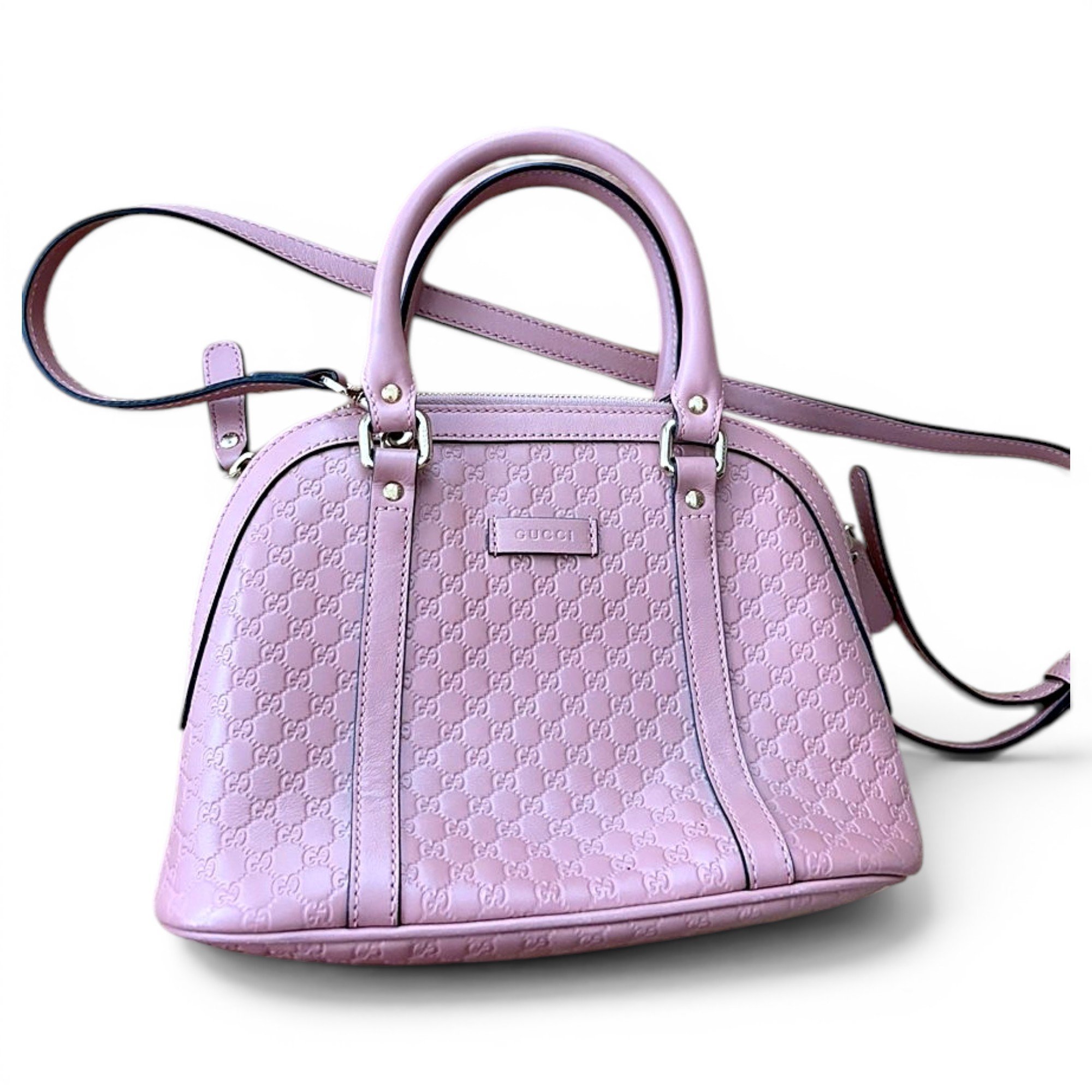 Dôme leather bag