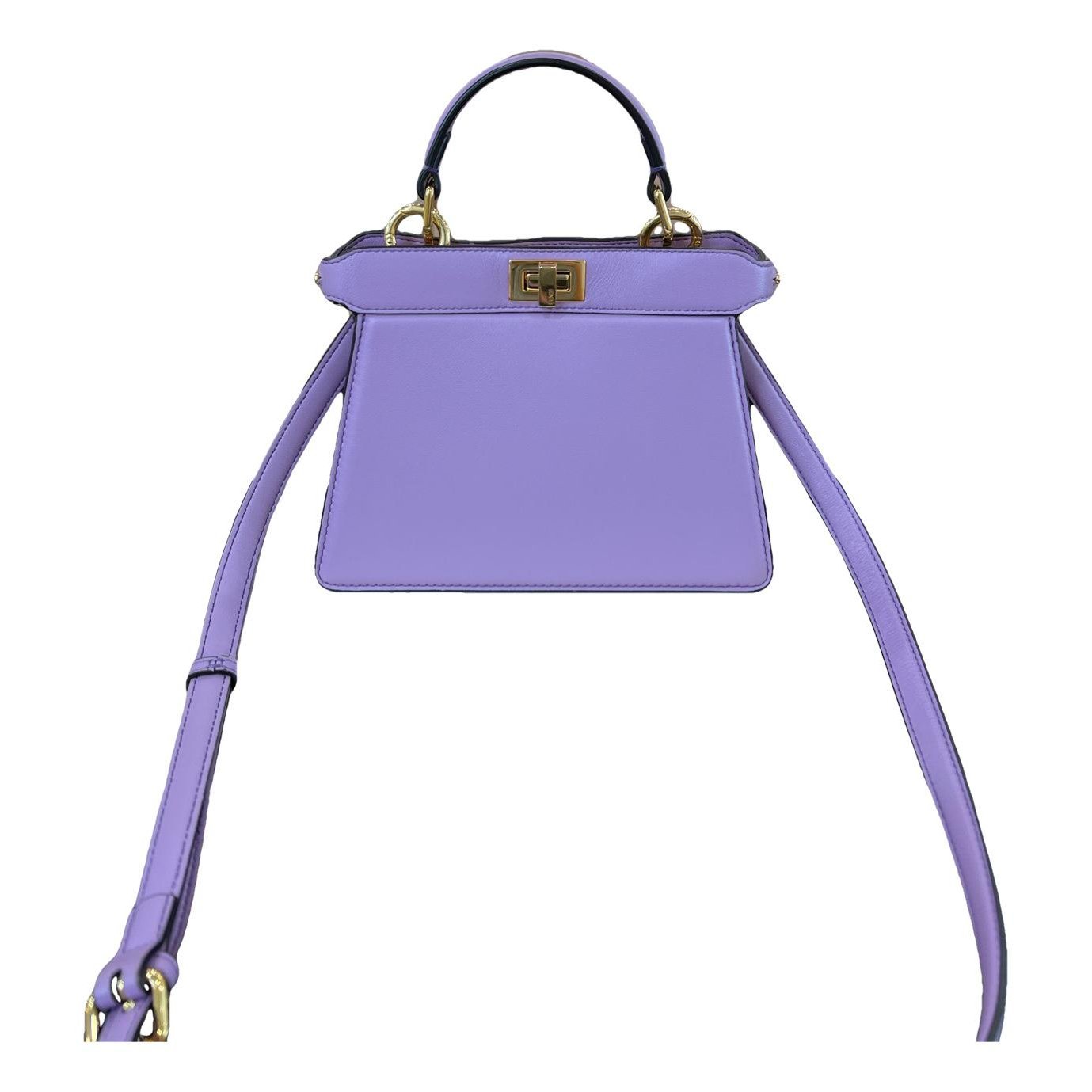 Peekaboo leather handbag