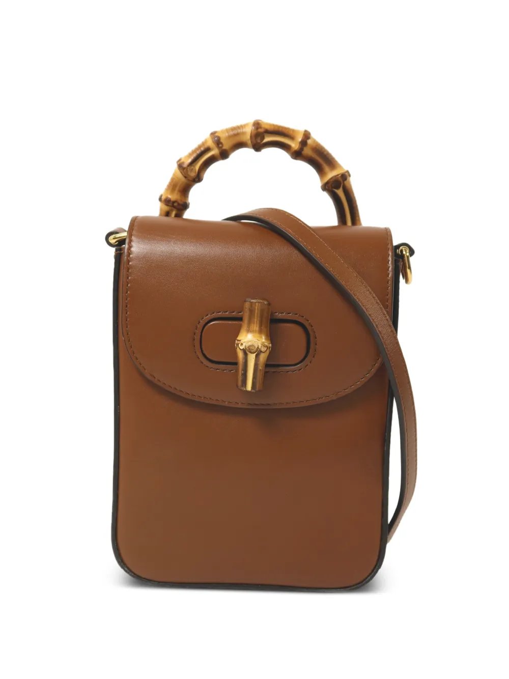 GHW GG Bamboo calfskin tote bag