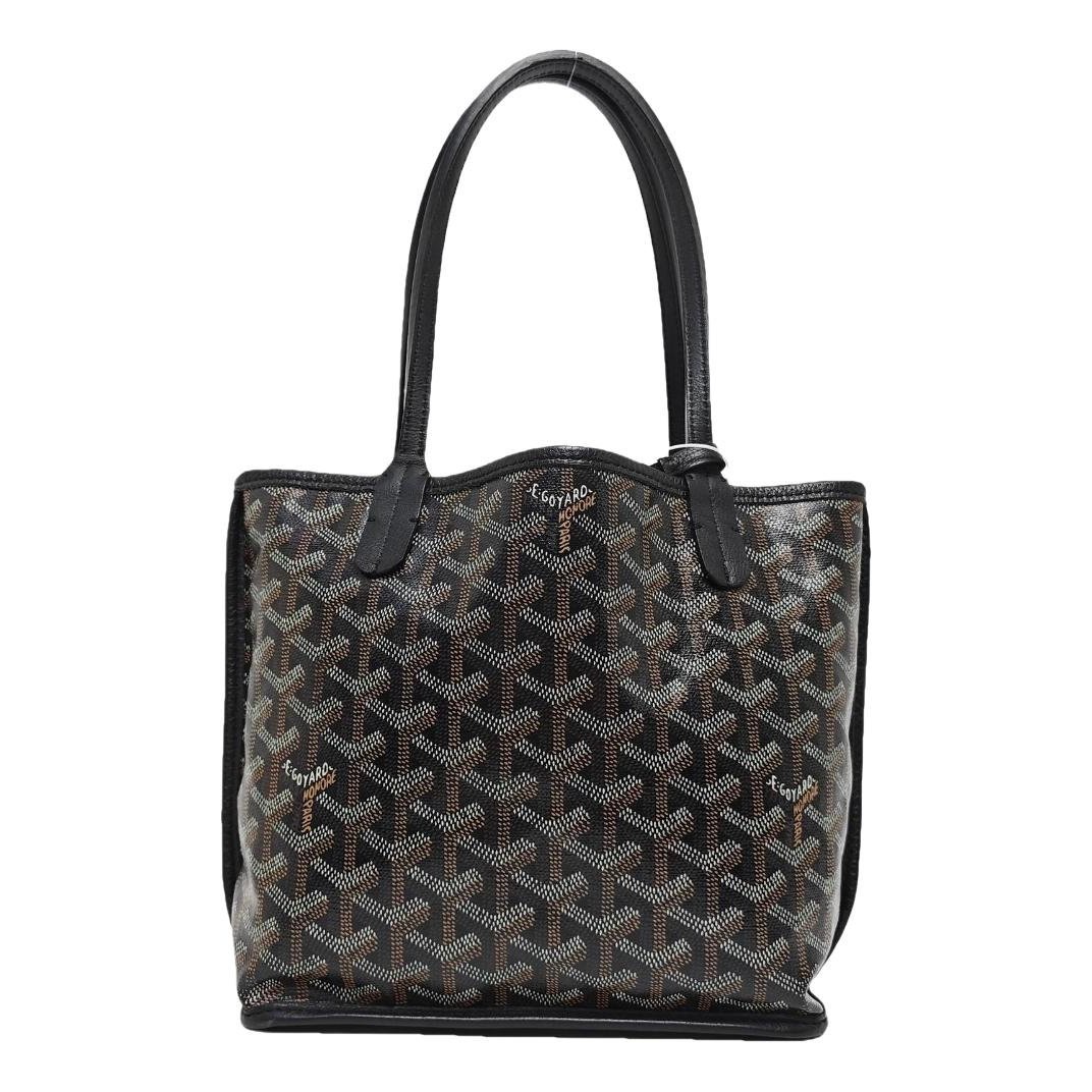 Goyard Anjou leather handbag