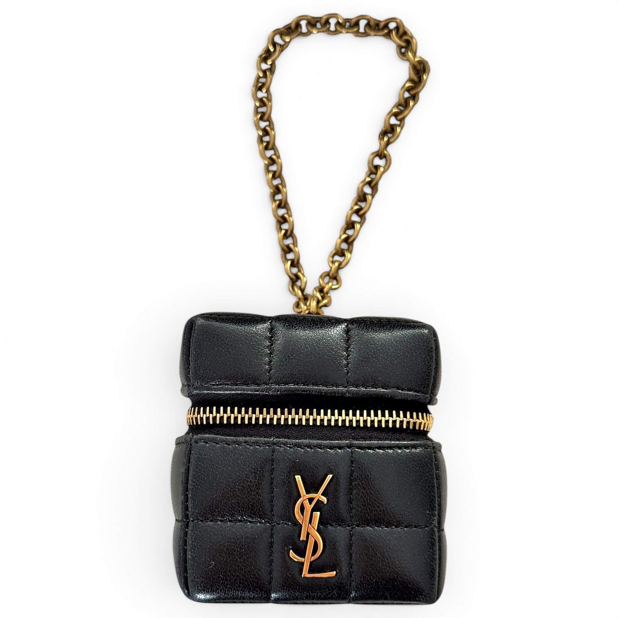 Leather clutch bag