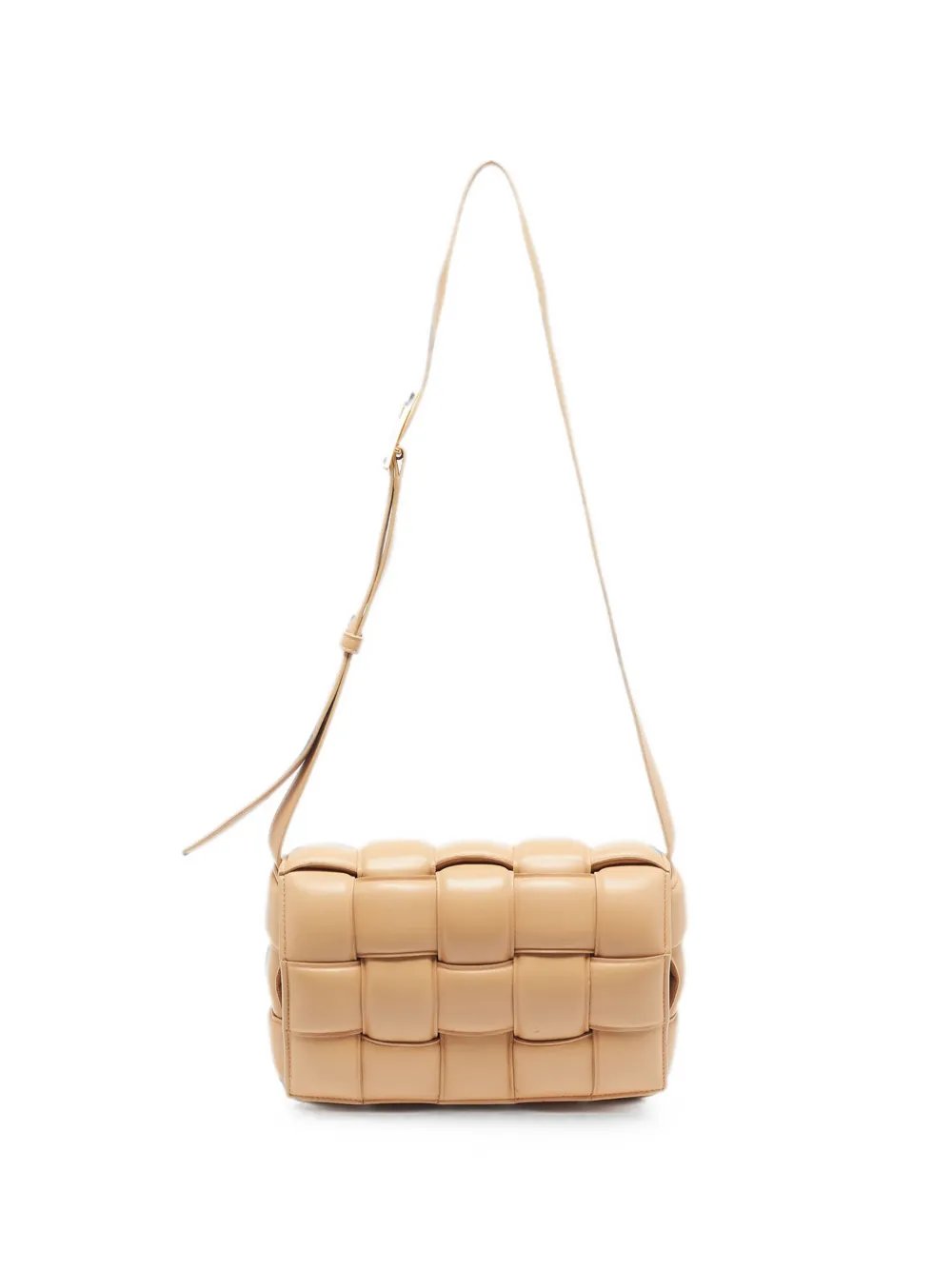 Cassette padded shoulder bag