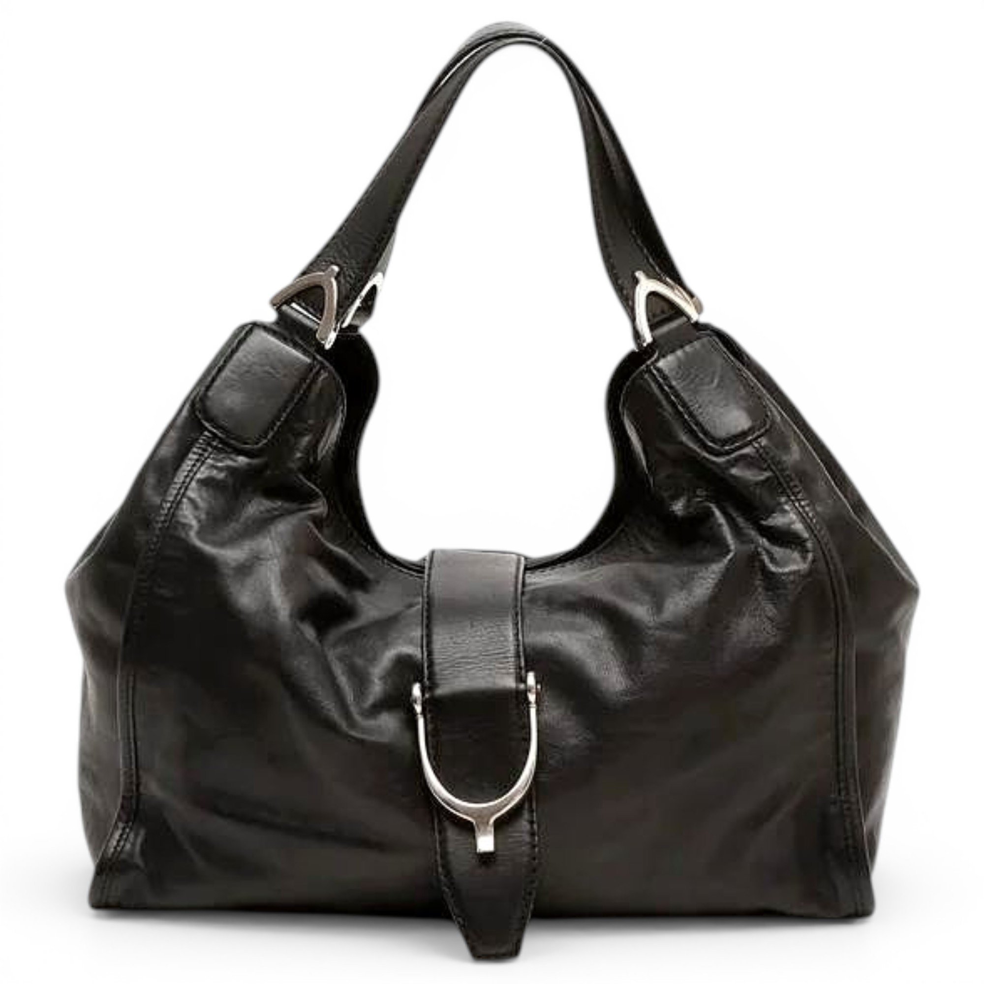Stirrup leather handbag