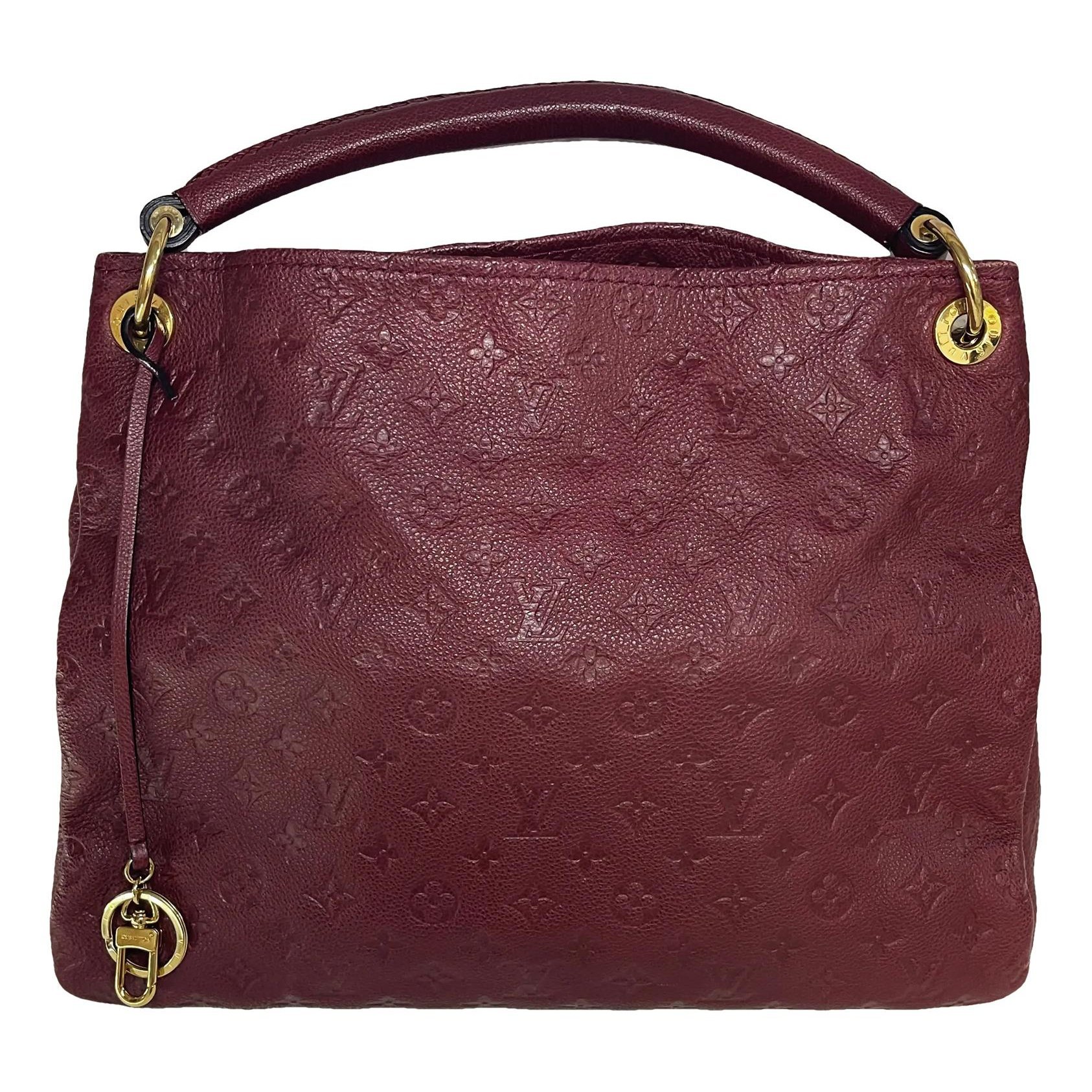Artsy leather handbag