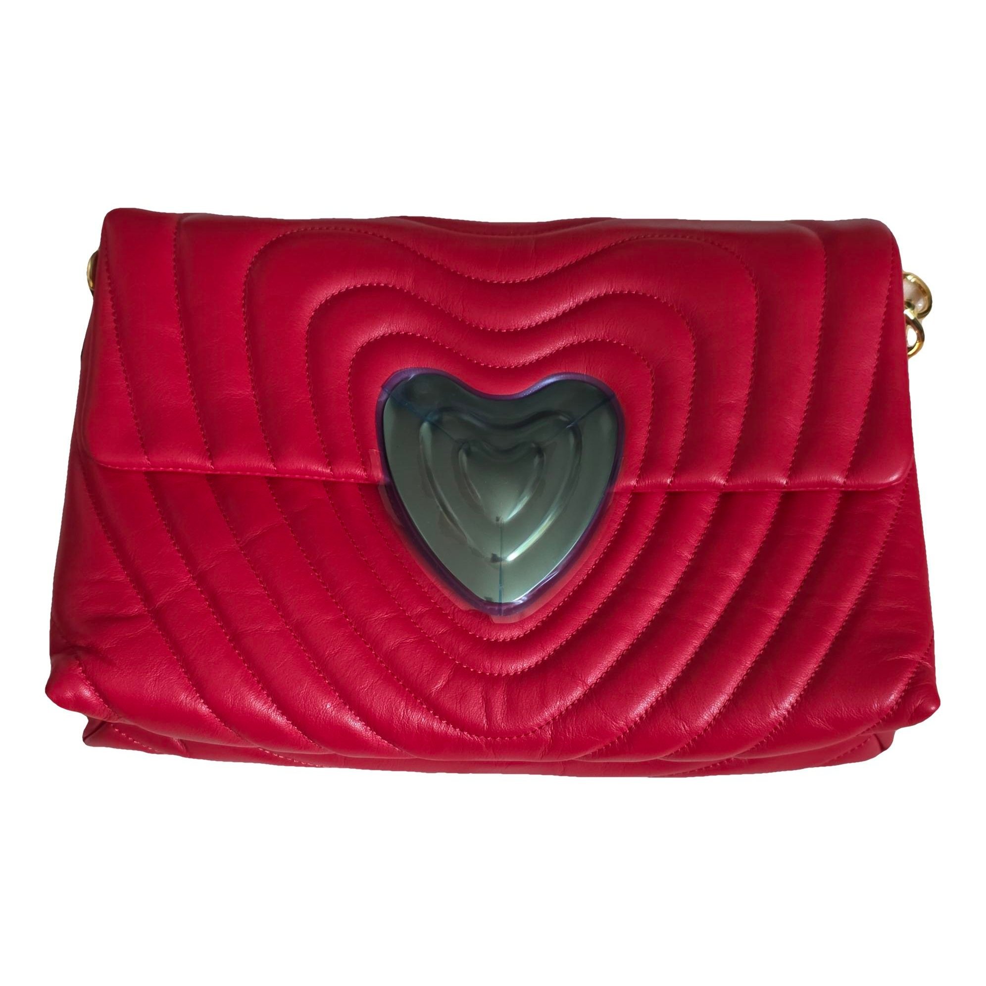 Heart bag leather handbag