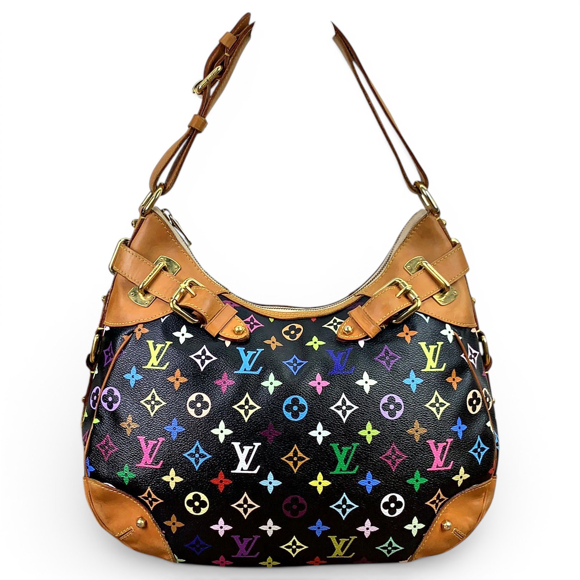Greta leather handbag