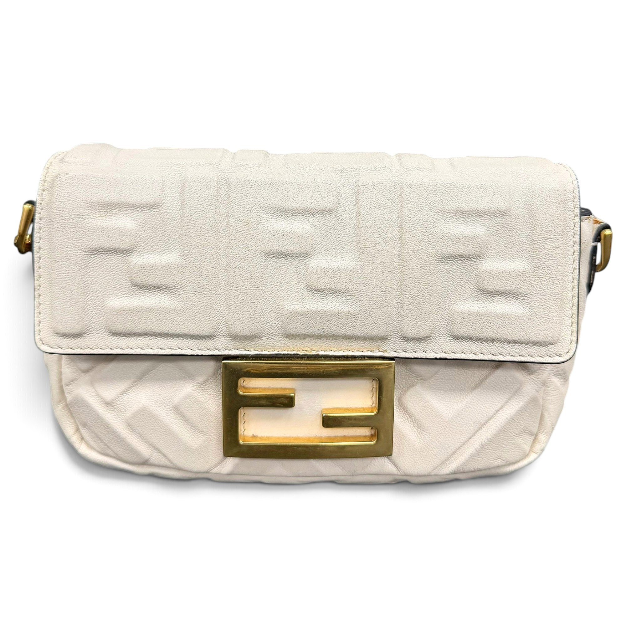 Baguette leather handbag