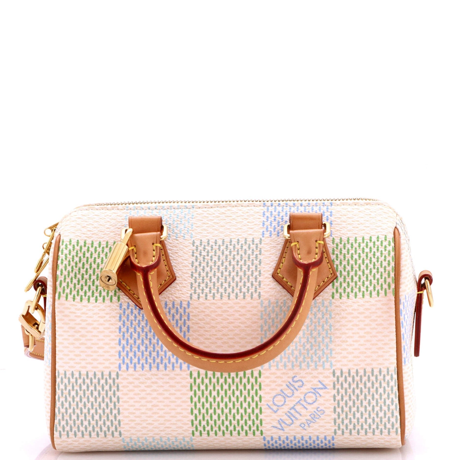 Louis Vuitton Speedy Bandouliere Bag Limited Edition Damierlicious Giant 20