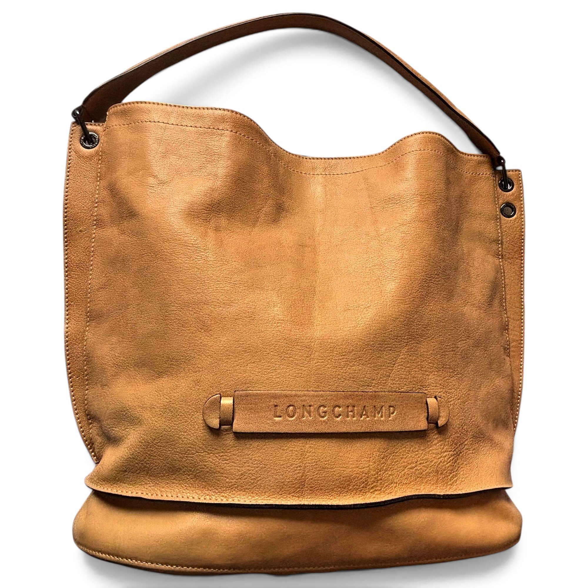 3D leather handbag