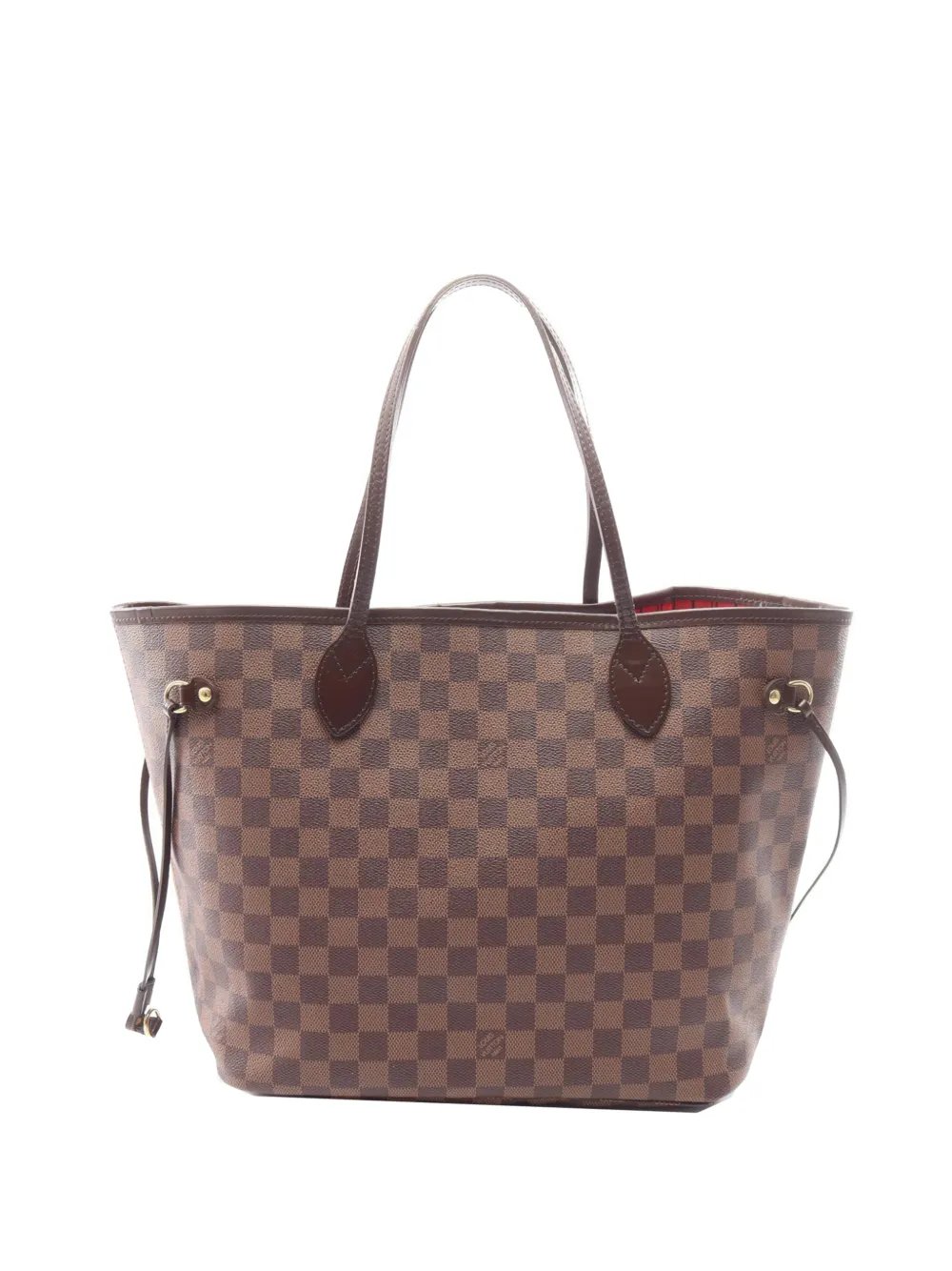 2010 Damier Ebene Neverfull MM tote bag