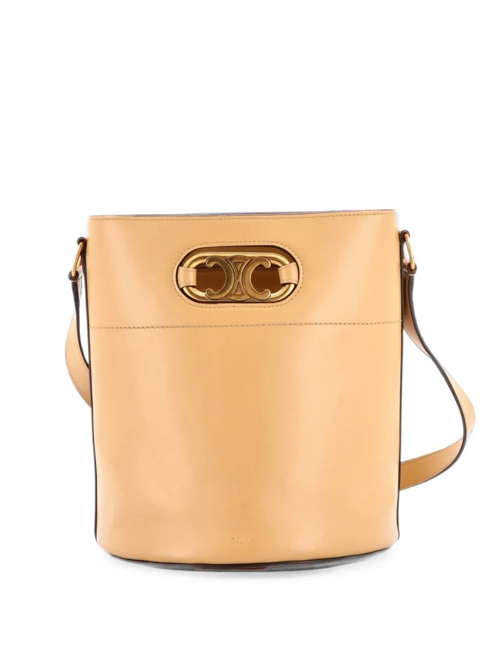 Maillon Triomphe Leather Medium bucket bag