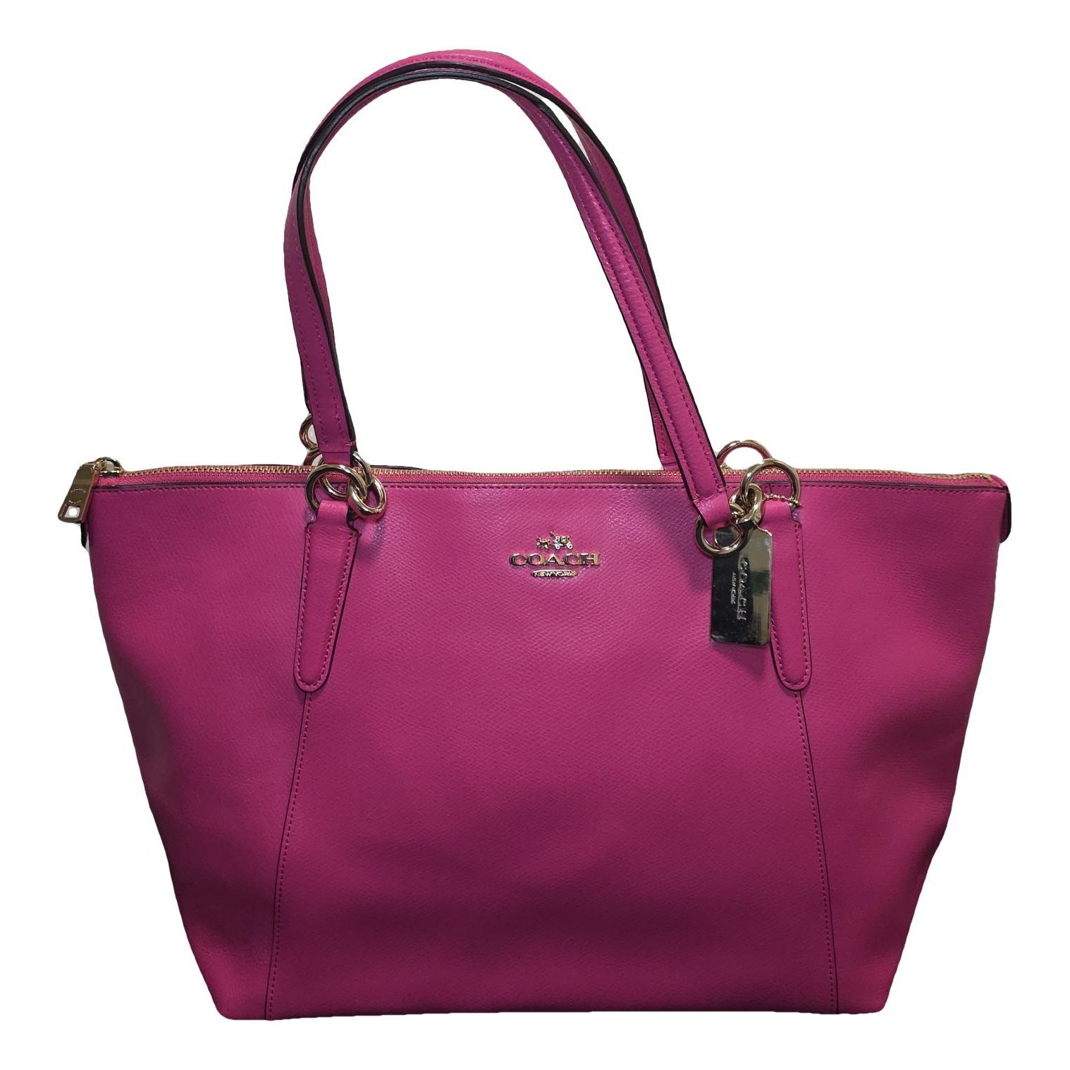 Leather tote
