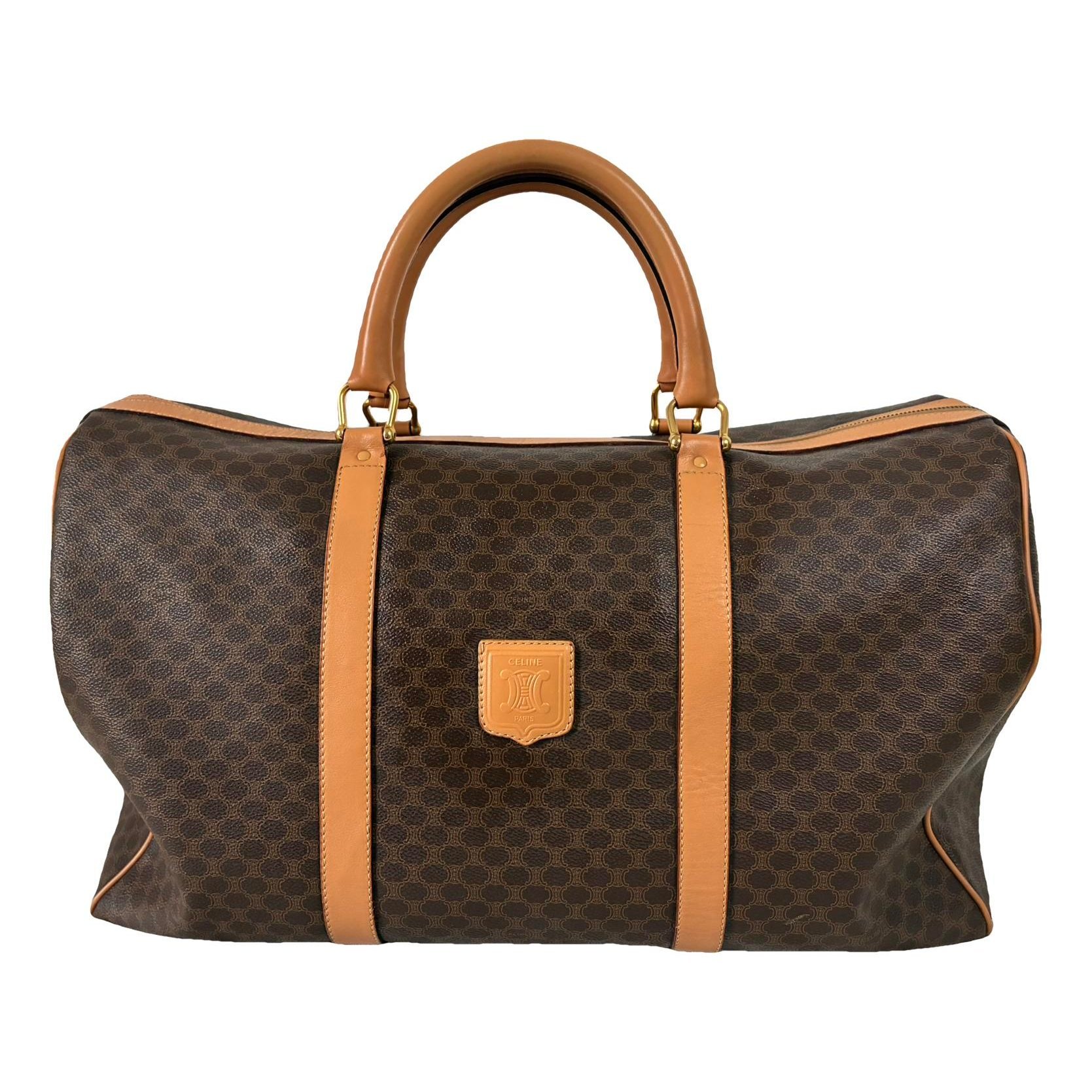 Leather bowling bag