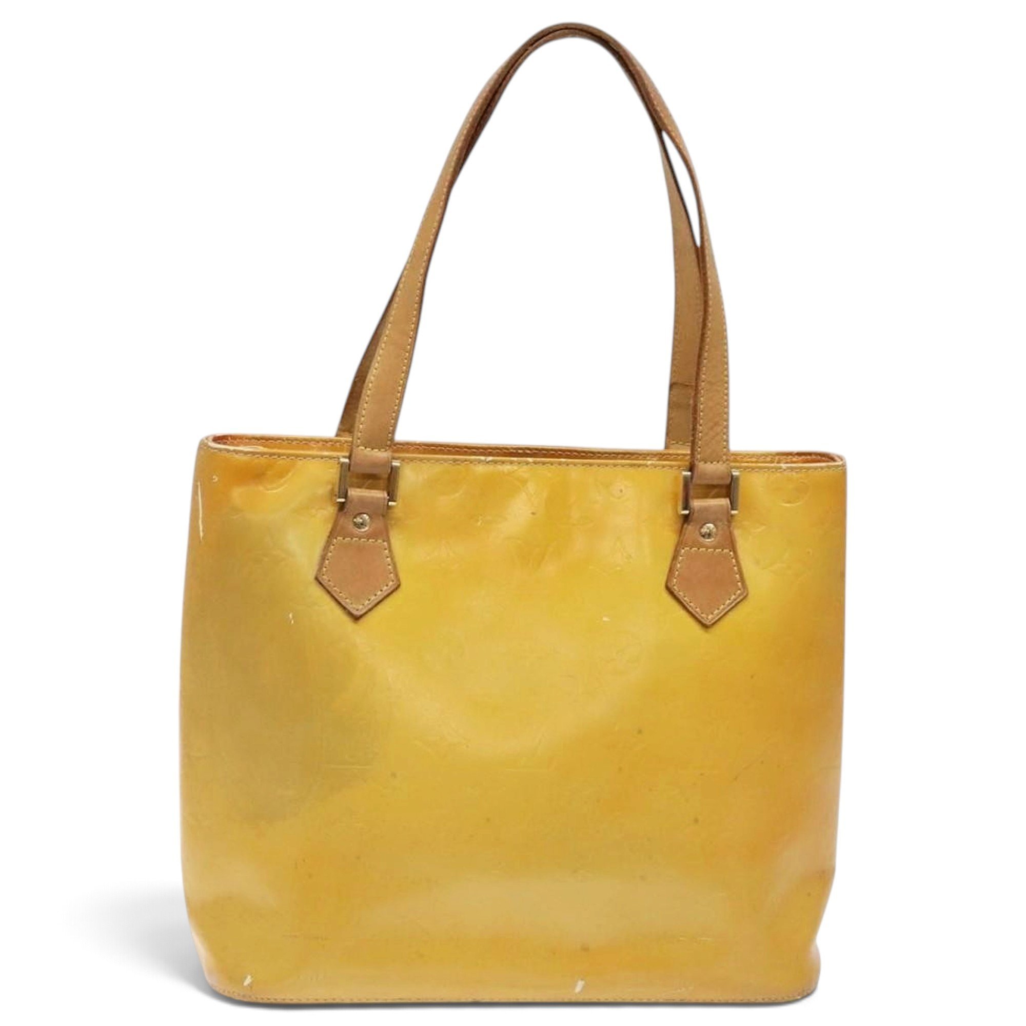 Houston patent leather handbag