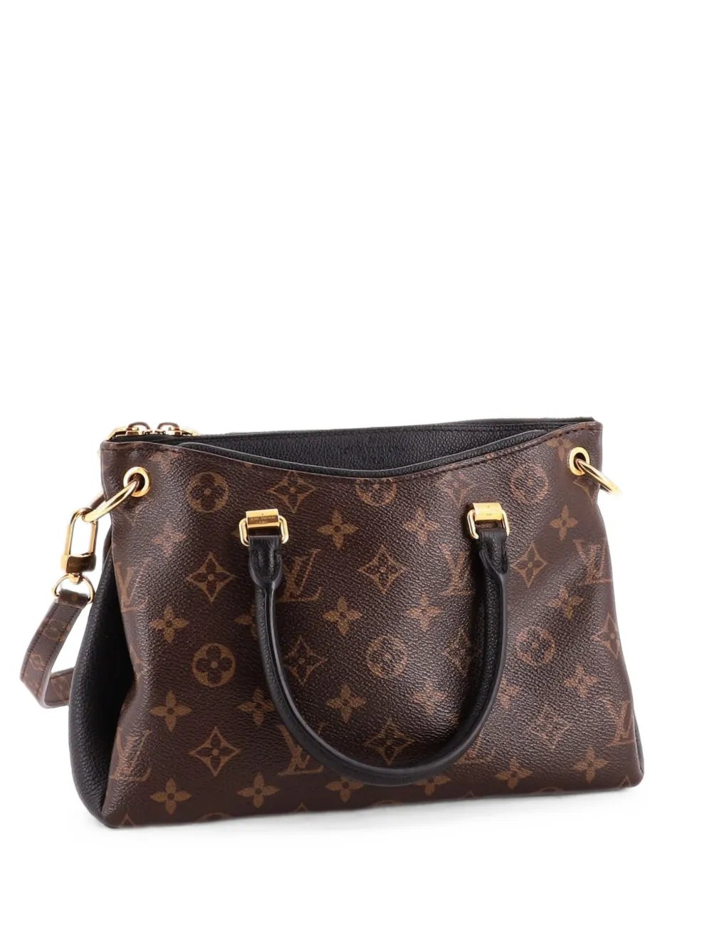 Pallas Tote Monogram Canvas with Leather BB shoulder bag