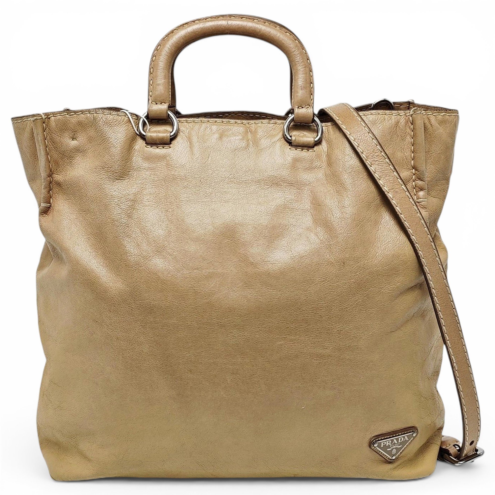 Leather handbag
