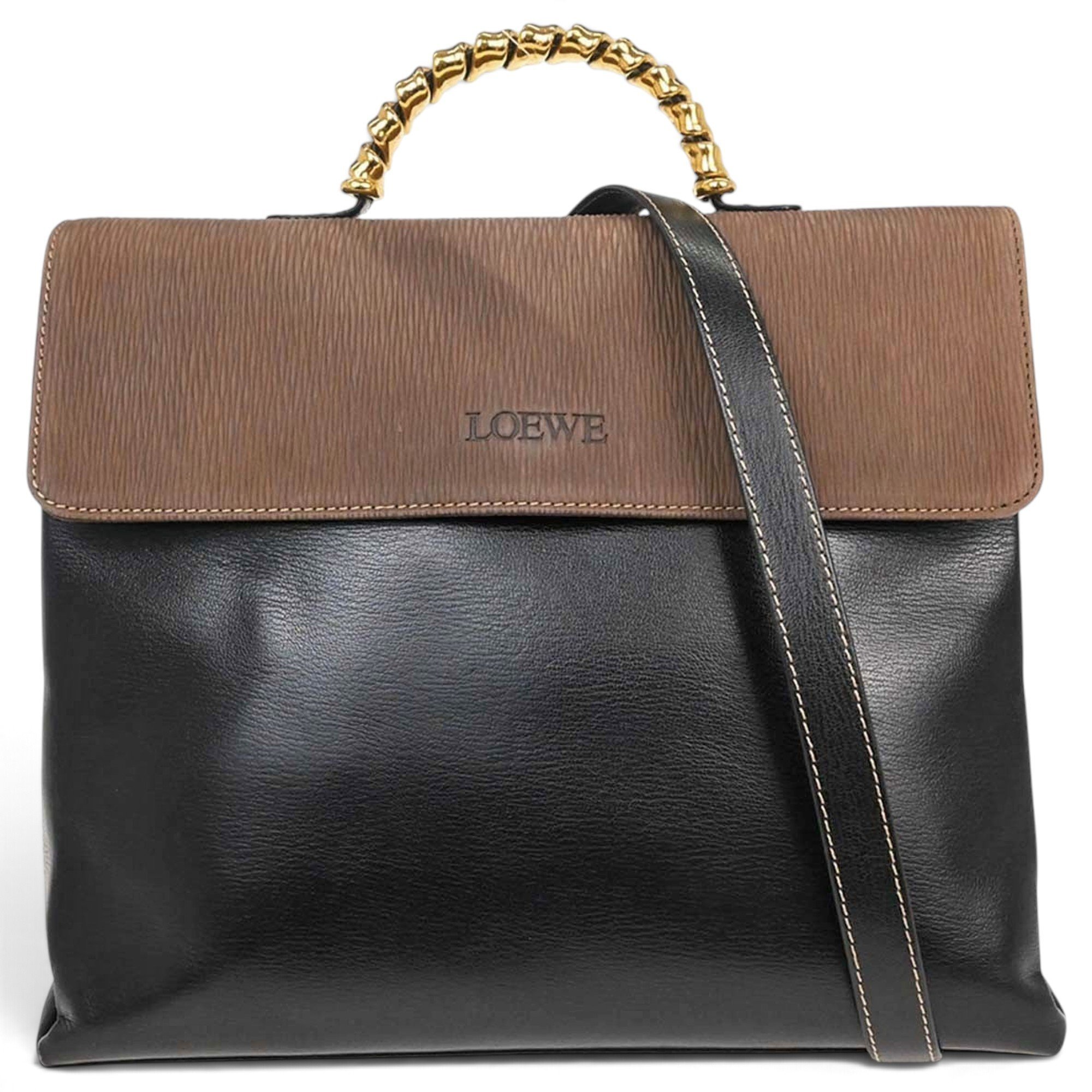 Leather handbag