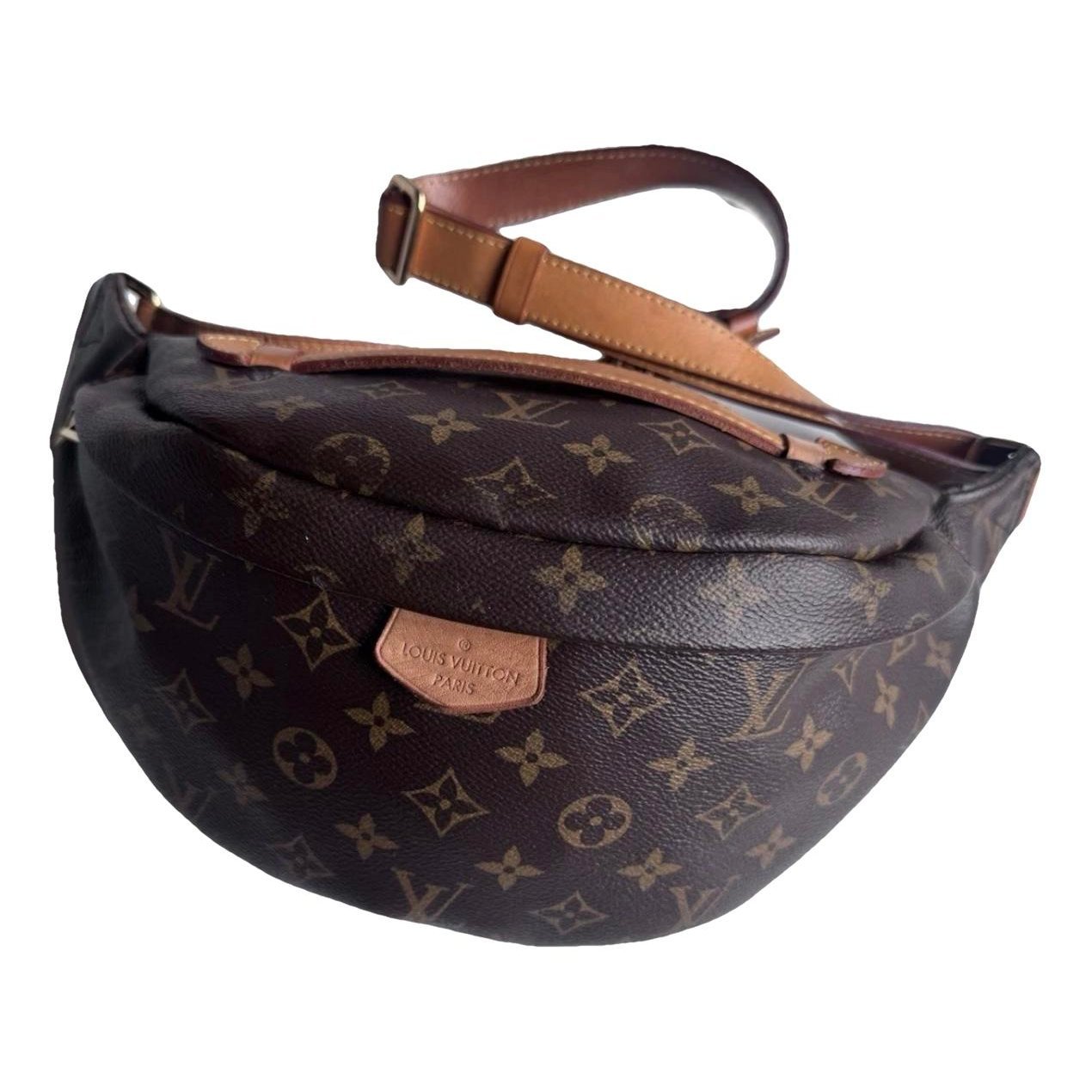 Leather clutch bag