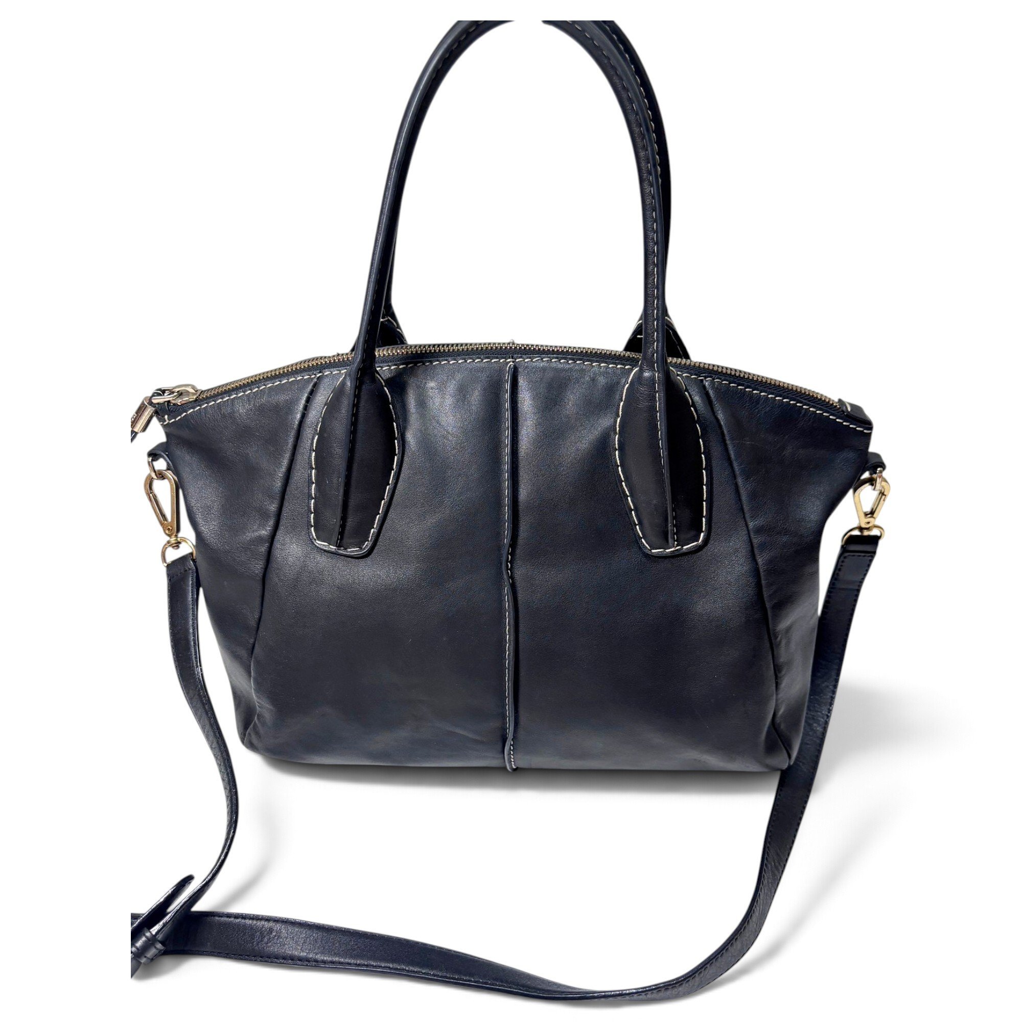 D Bag leather tote