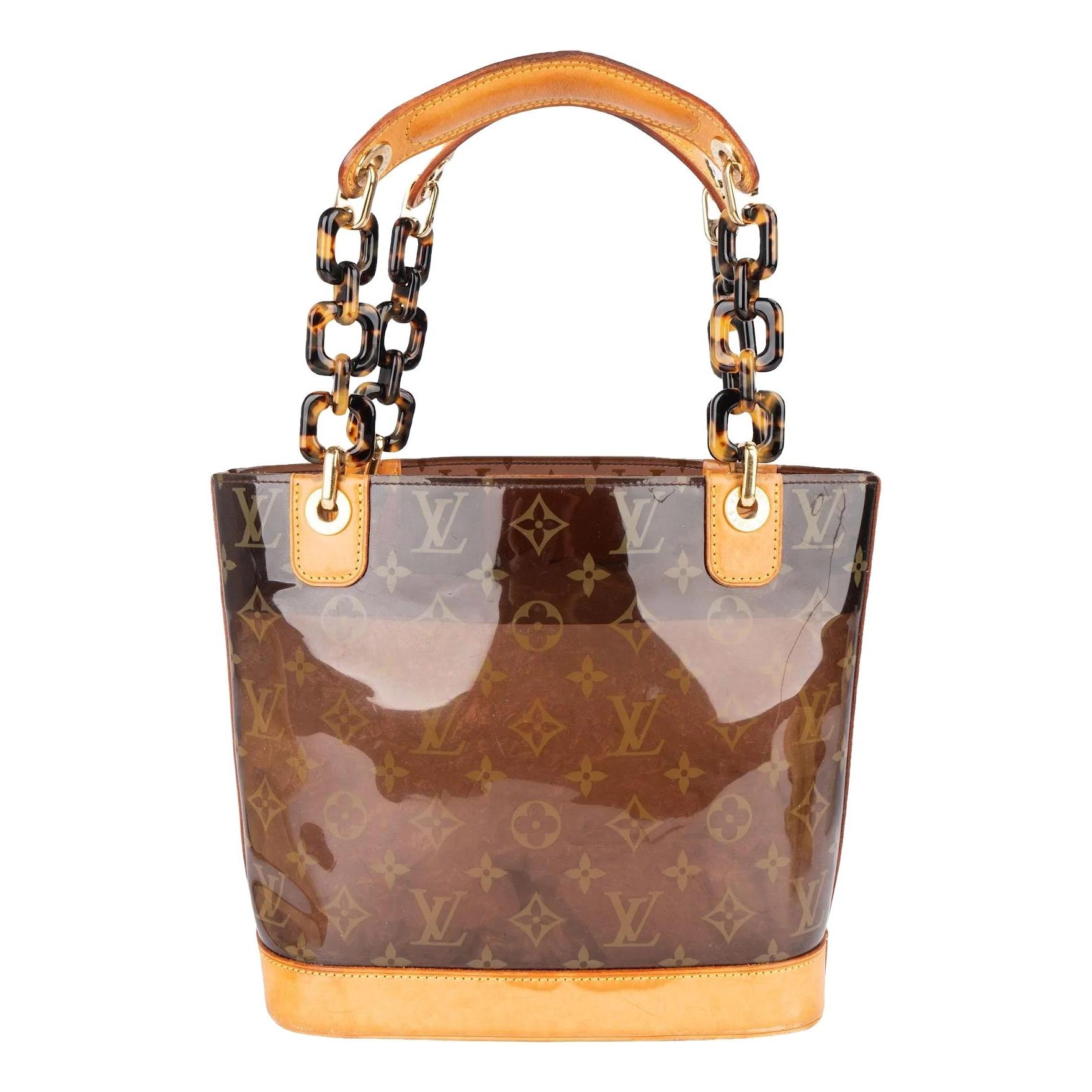 Ambre leather handbag