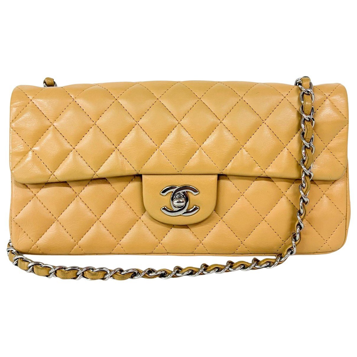 Chain Around leather tote
