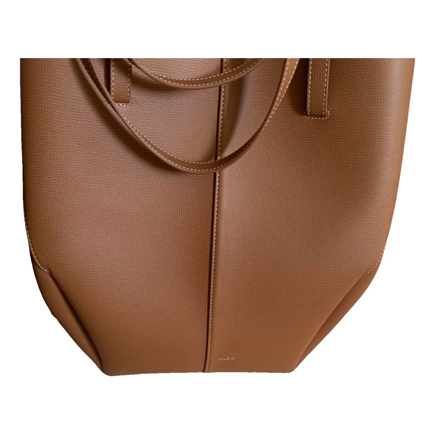 Leather tote