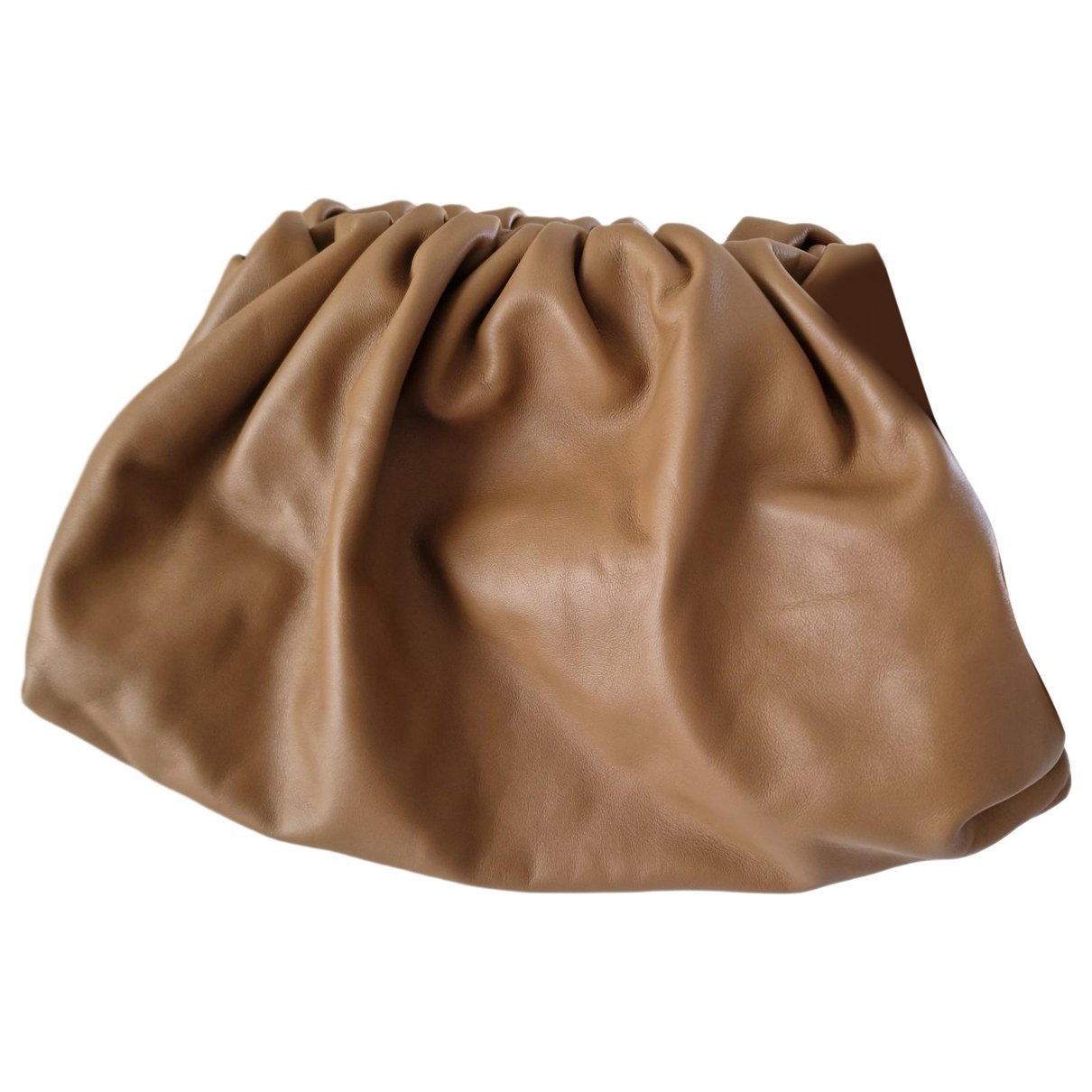 Pouch leather clutch bag