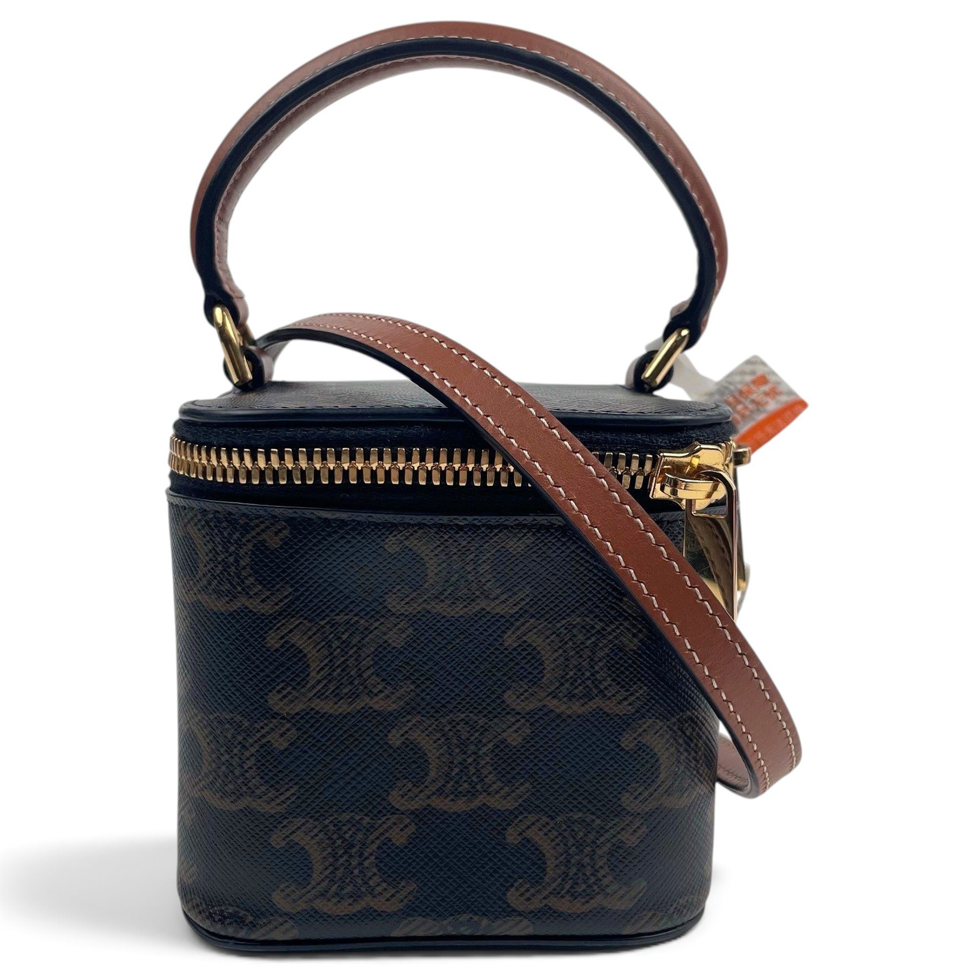 Patent leather handbag