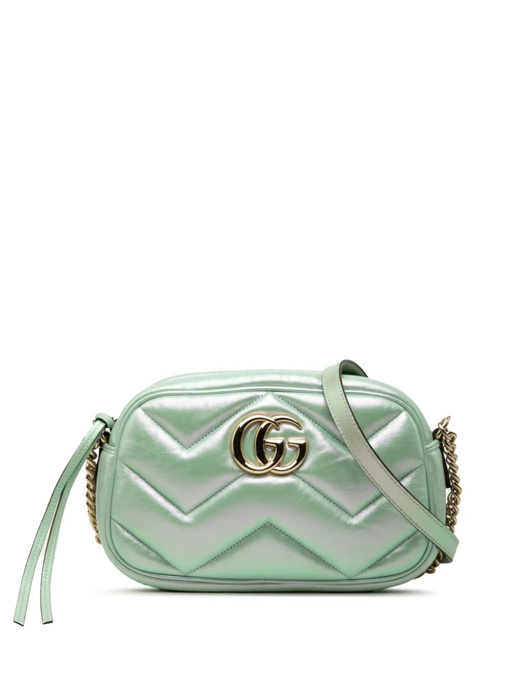 2000-2015 Small GG Marmont Matelasse Iridescent Nappa crossbody bag