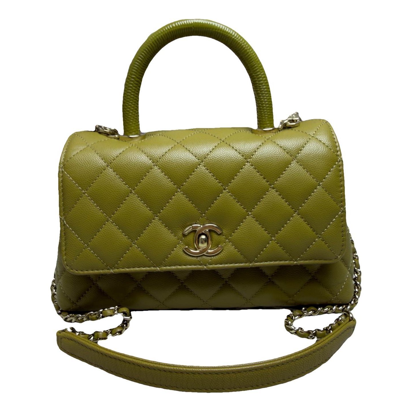 Coco Handle leather handbag