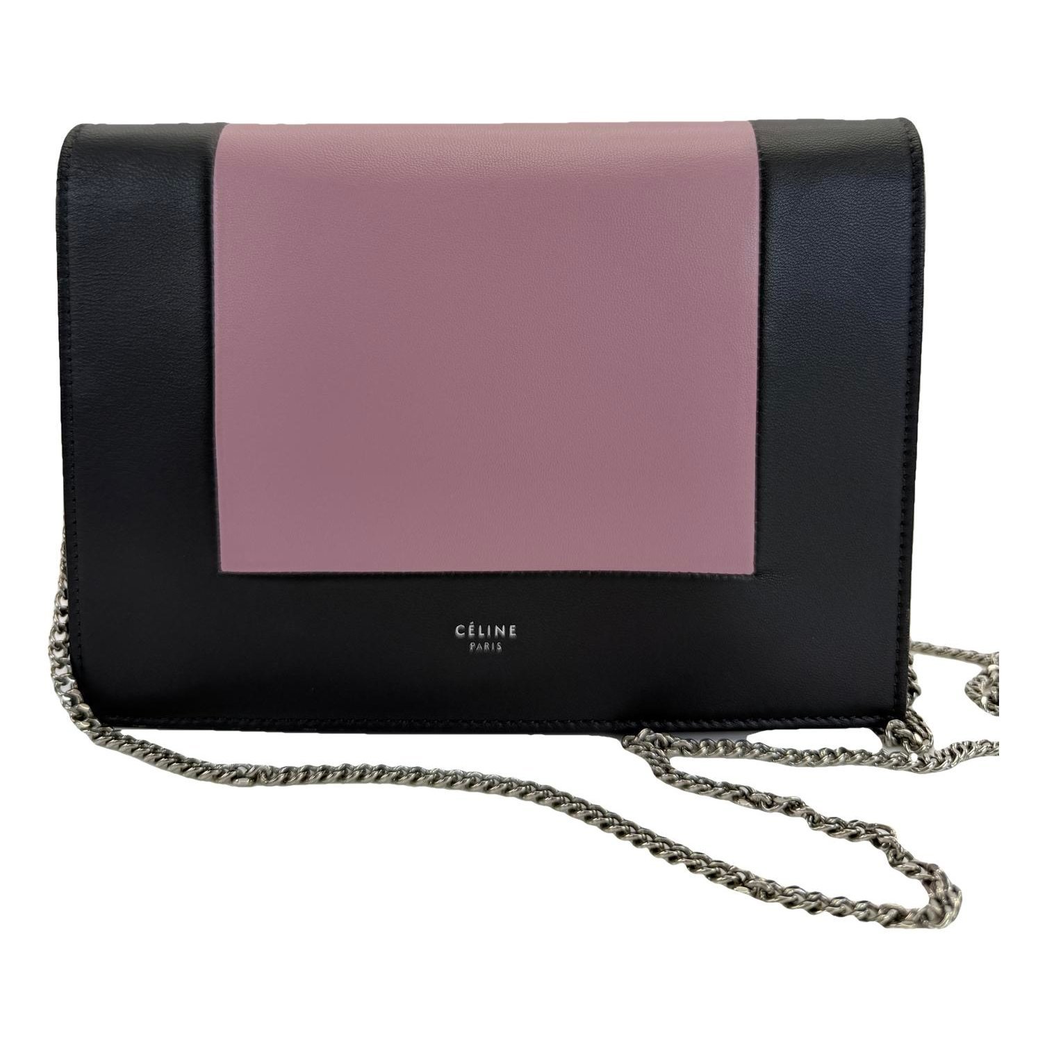 Frame leather crossbody bag