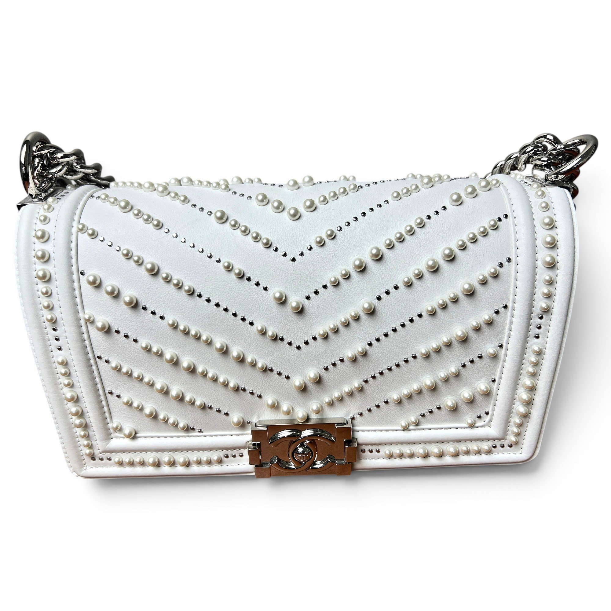 Boy leather crossbody bag