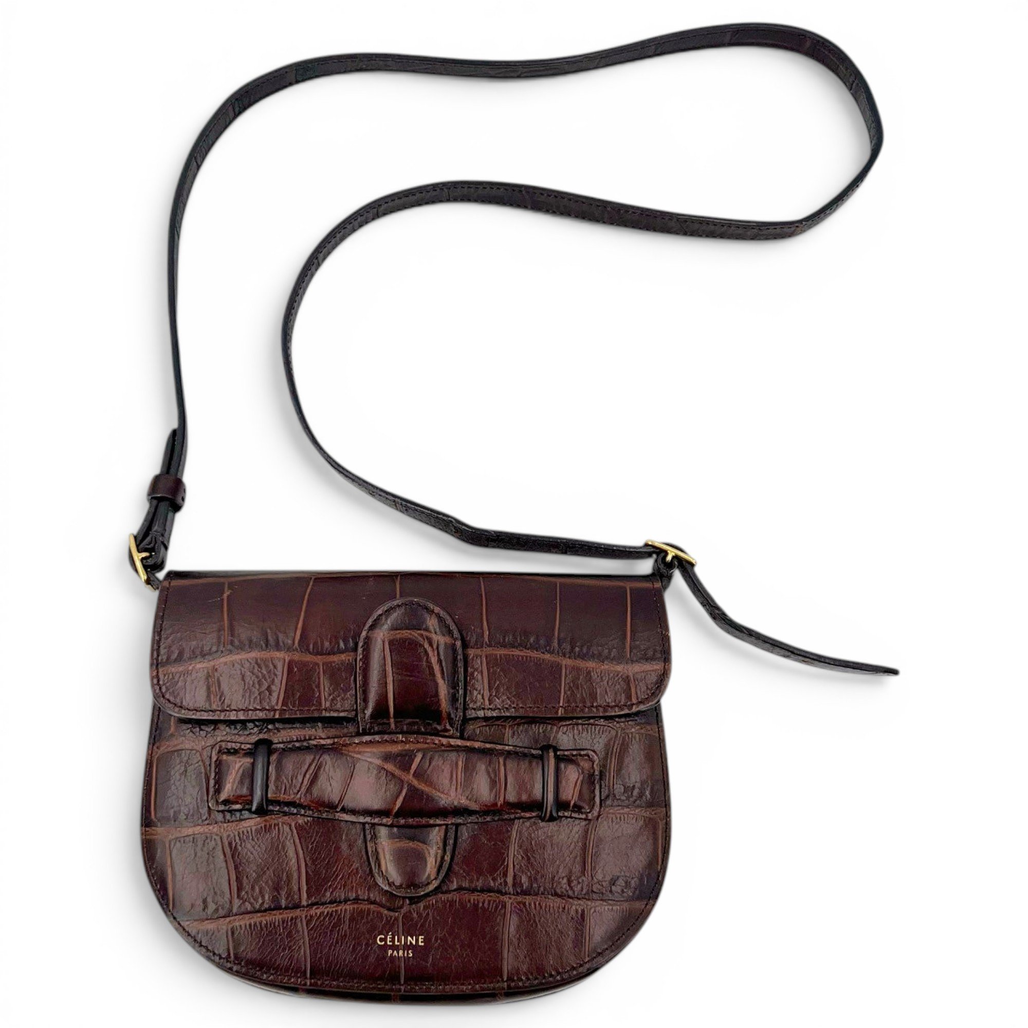 SAC 16 BESACE leather handbag