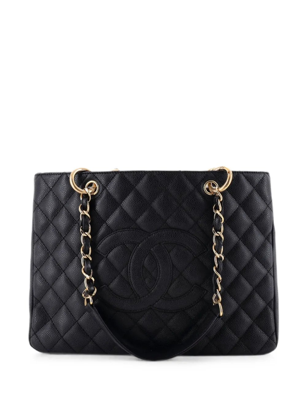 Grand Shopping Quilted Caviar tote bag