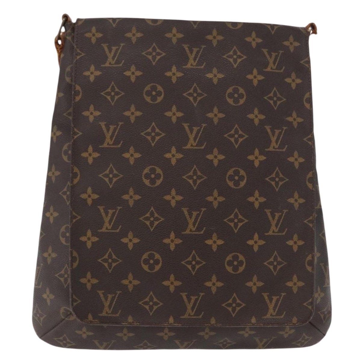Musette leather handbag