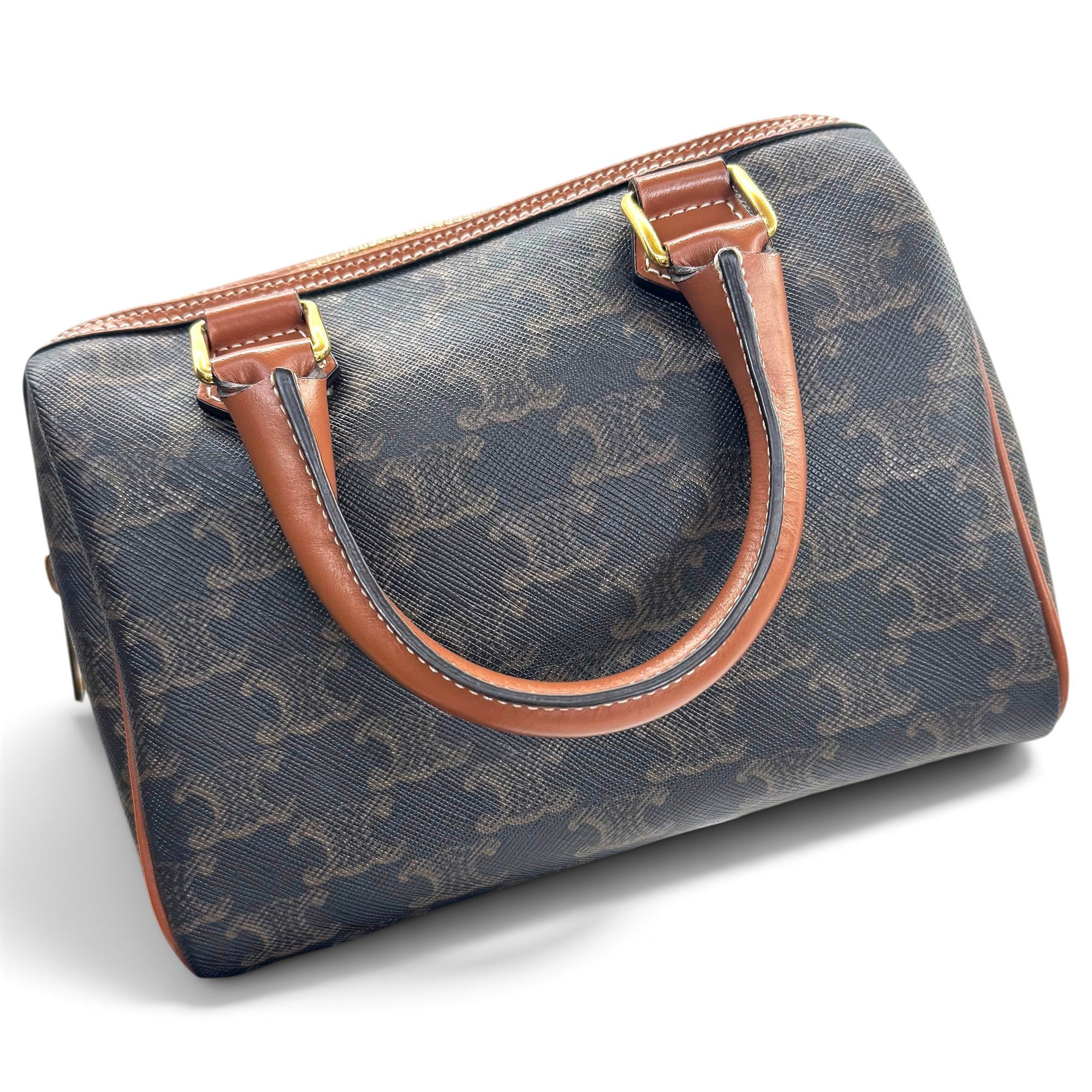 Triomphe leather handbag