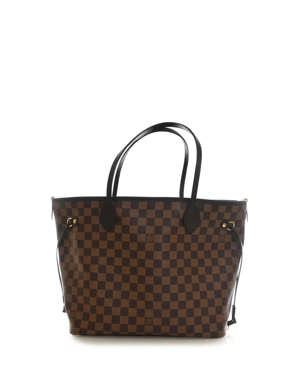 Louis Vuitton 2021-2026 Damier Ebene Braided Neverfull MM satchel