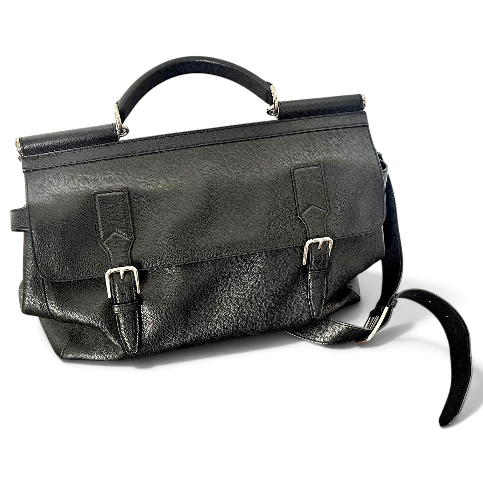 Dolce & Gabbana Sicily leather satchel